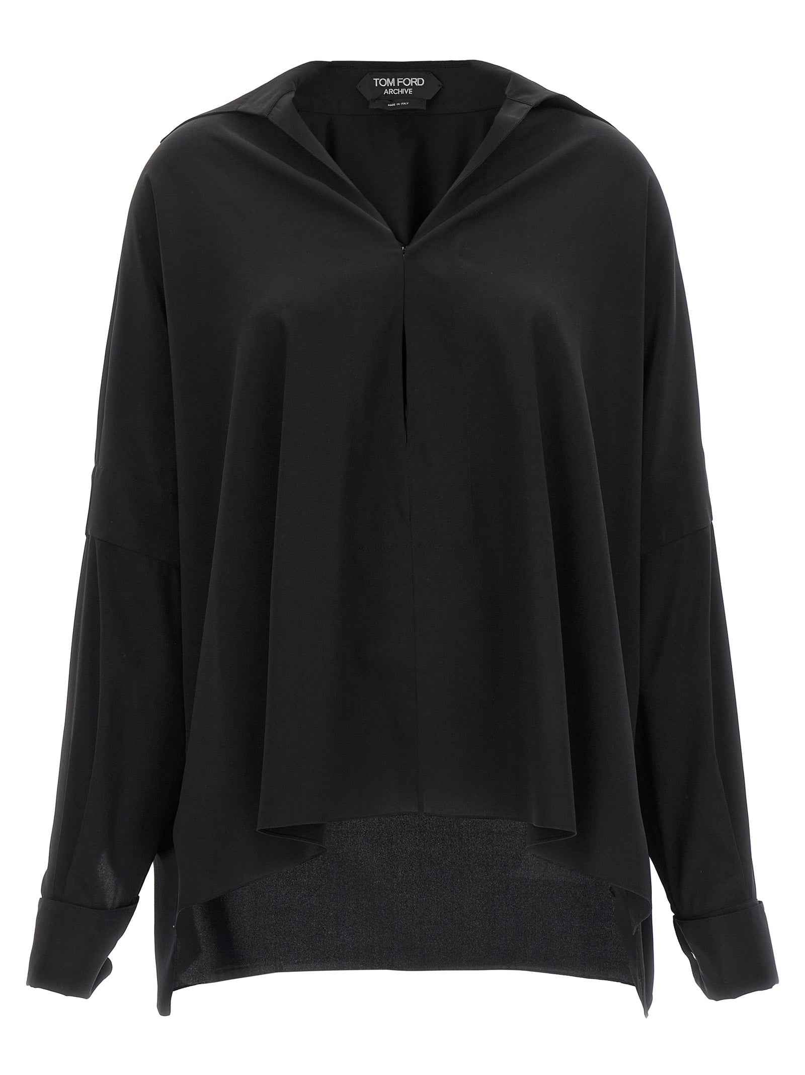 Tom Ford Black Silk Blouse