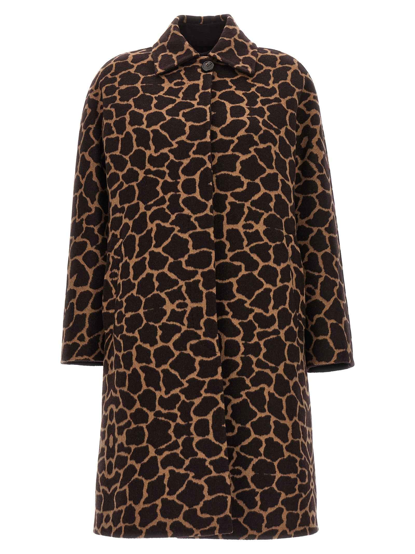 Max Mara Brown Virgin Wool Coat