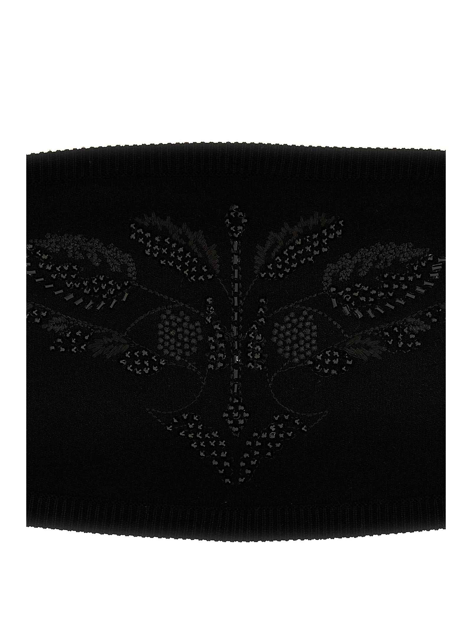 Max Mara Black Viscose Tank Tops