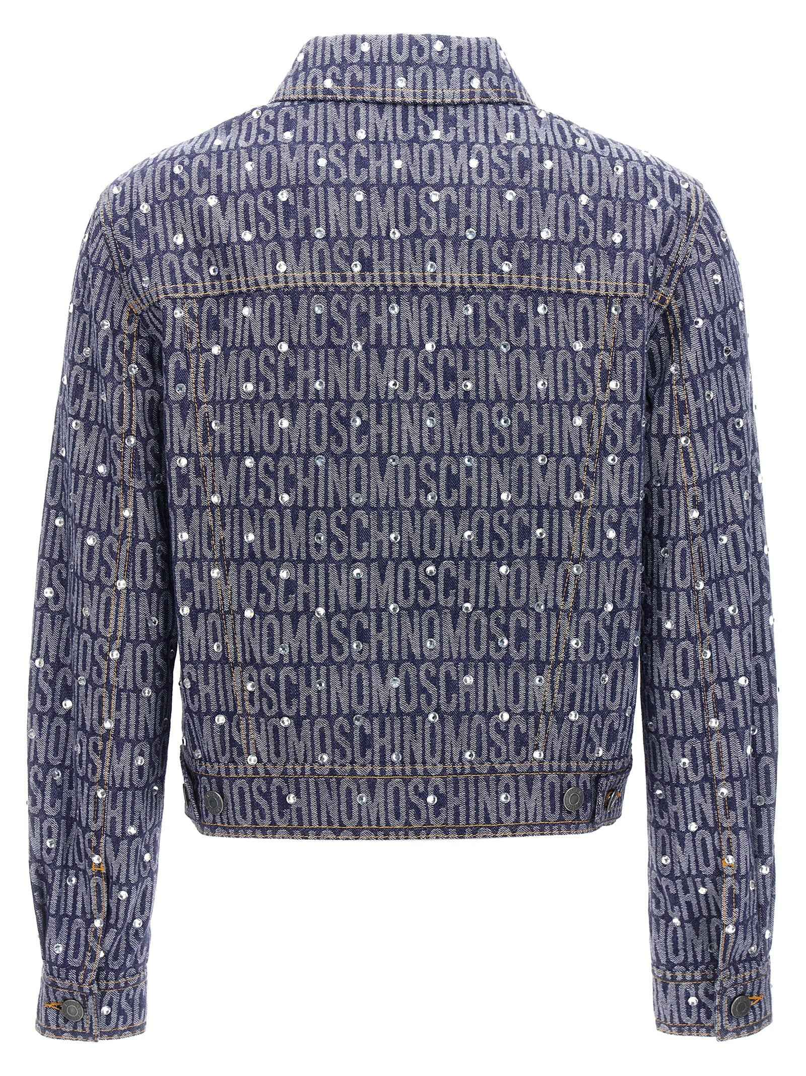 Moschino Blue Cotton Denim Jacket