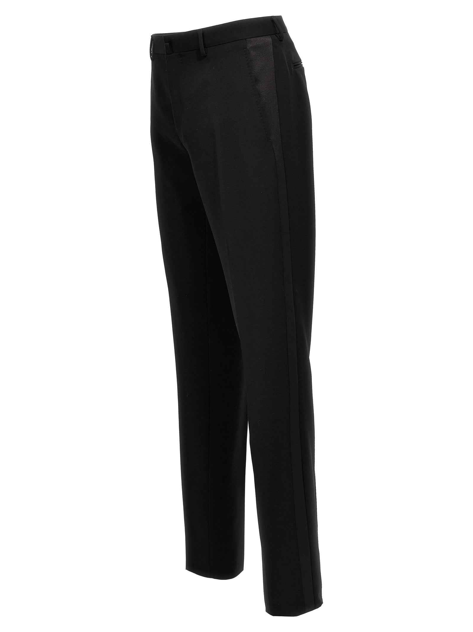 Lanvin Black Wool Dress Pants