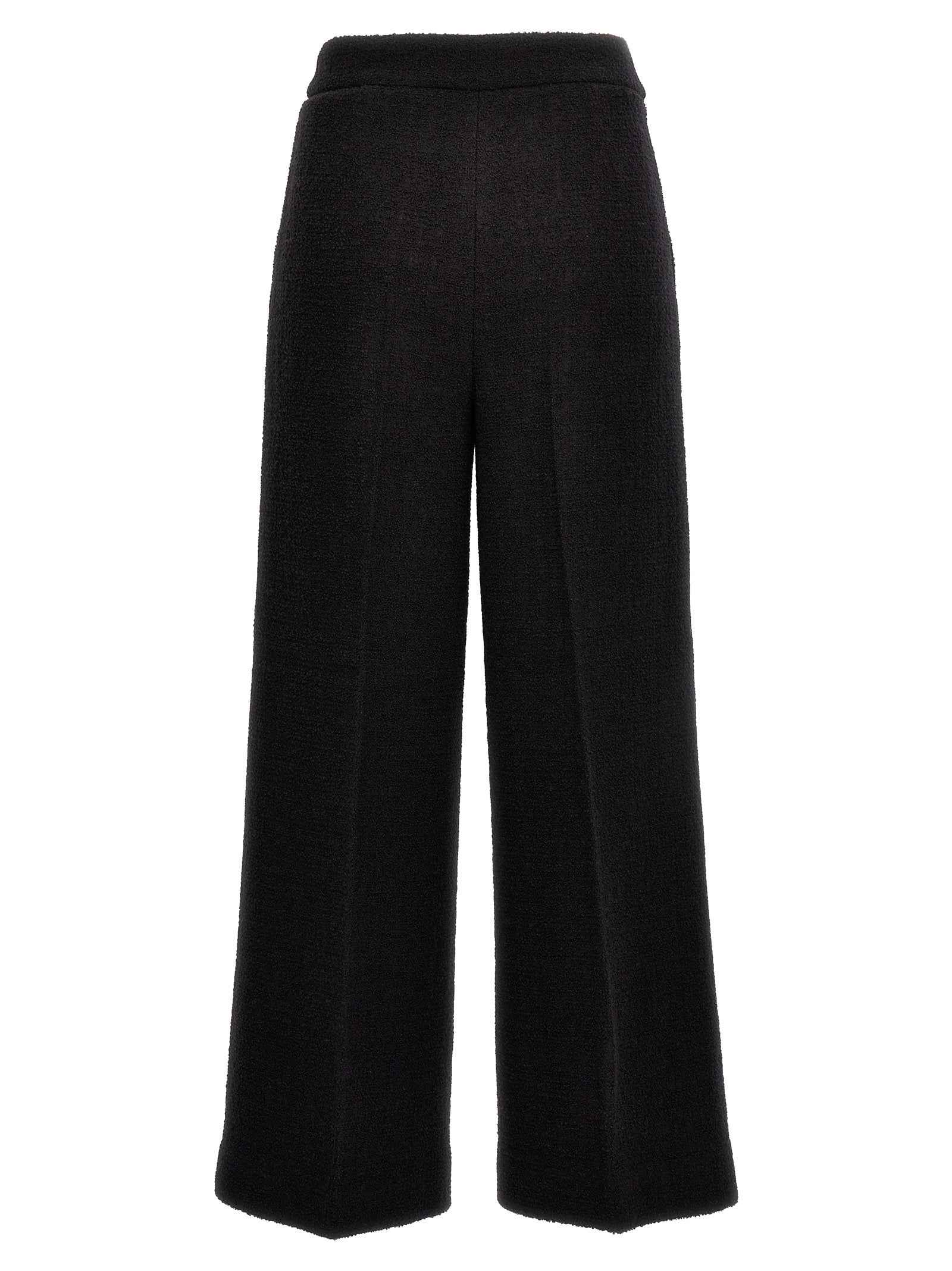 Moschino Black Wool Cropped Pants