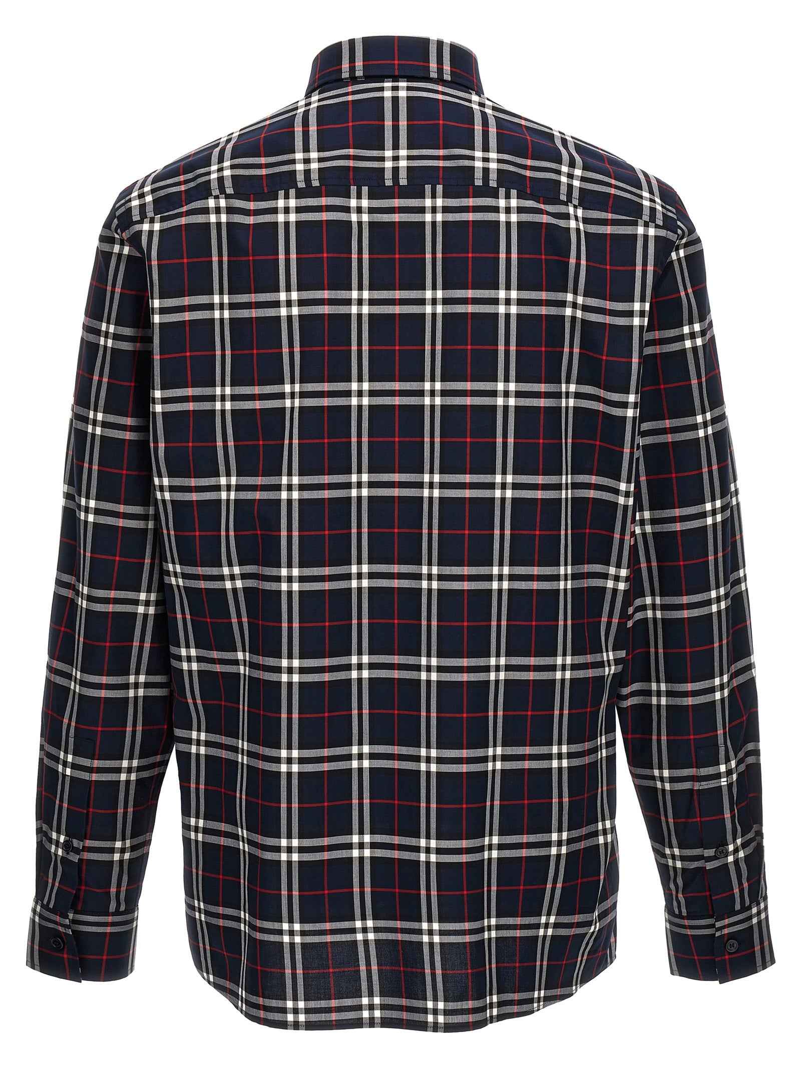 Burberry Blue Cotton Blouse