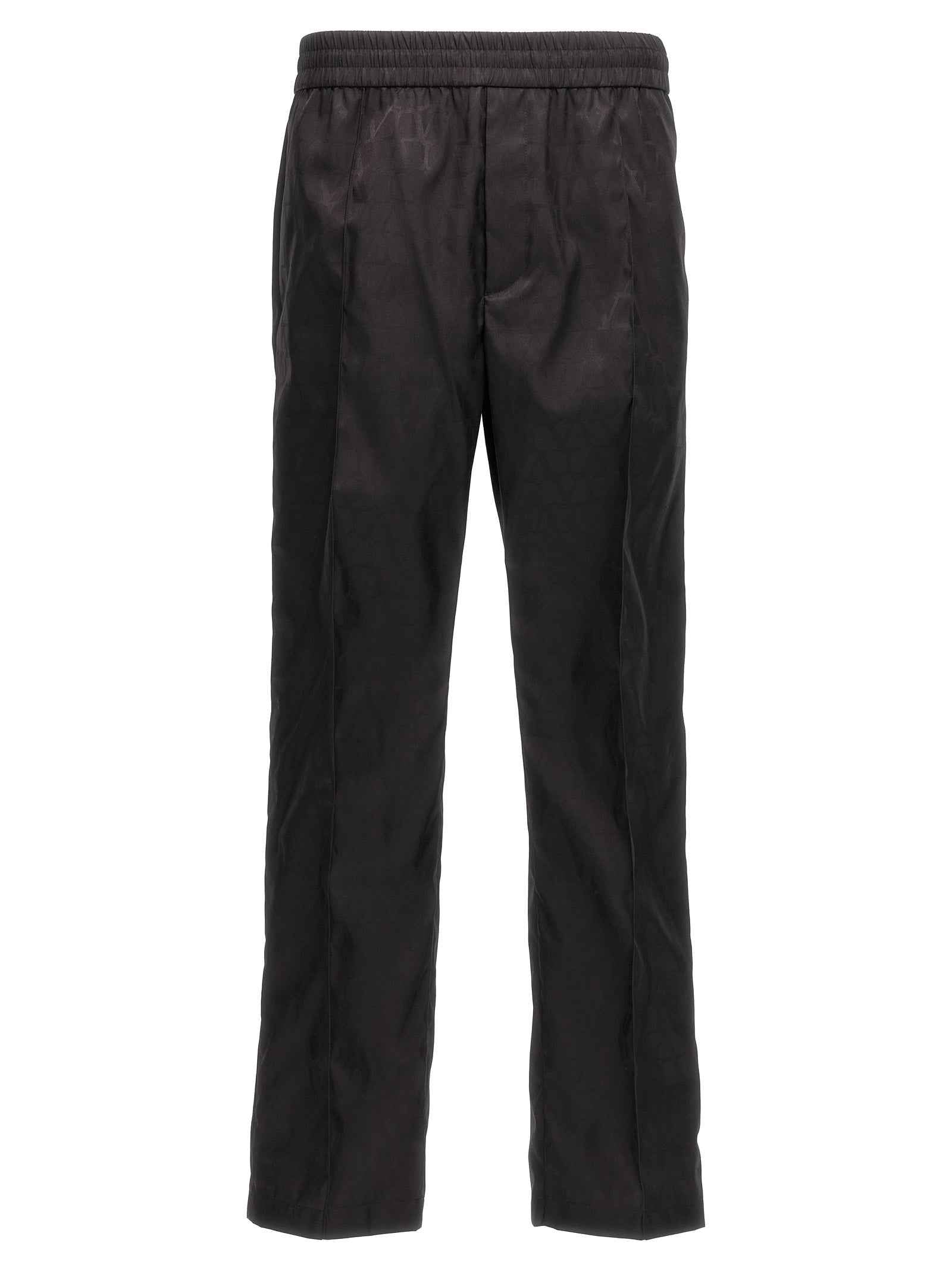Valentino Garavani Black Polyamide Casual Pants