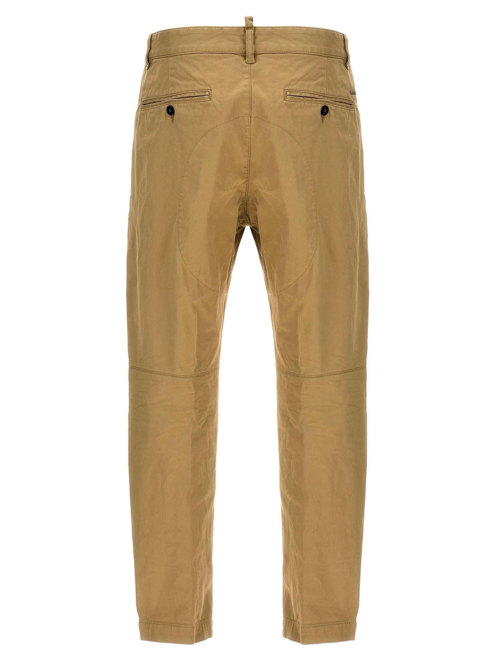 Dsquared² Beige Cotton Chino Pants