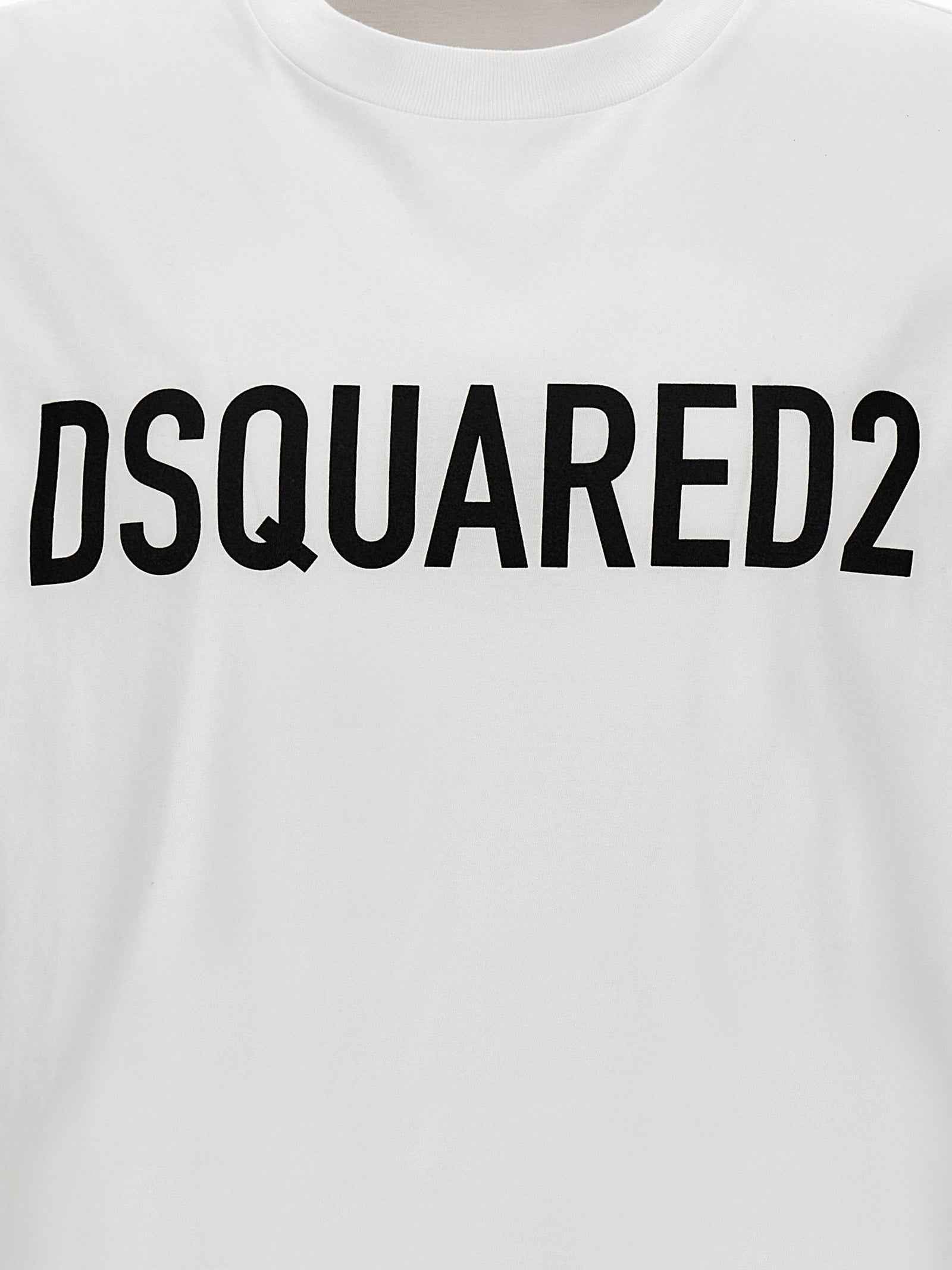 Dsquared² Bicolor Cotton T-Shirt