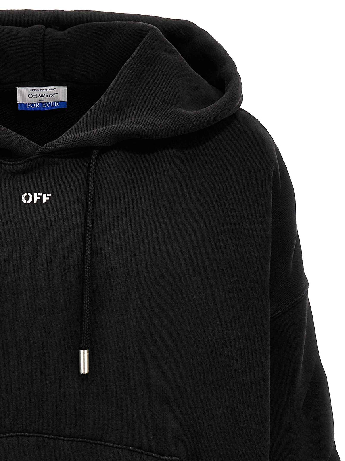 Off-White Gray Cotton Sweatshirt