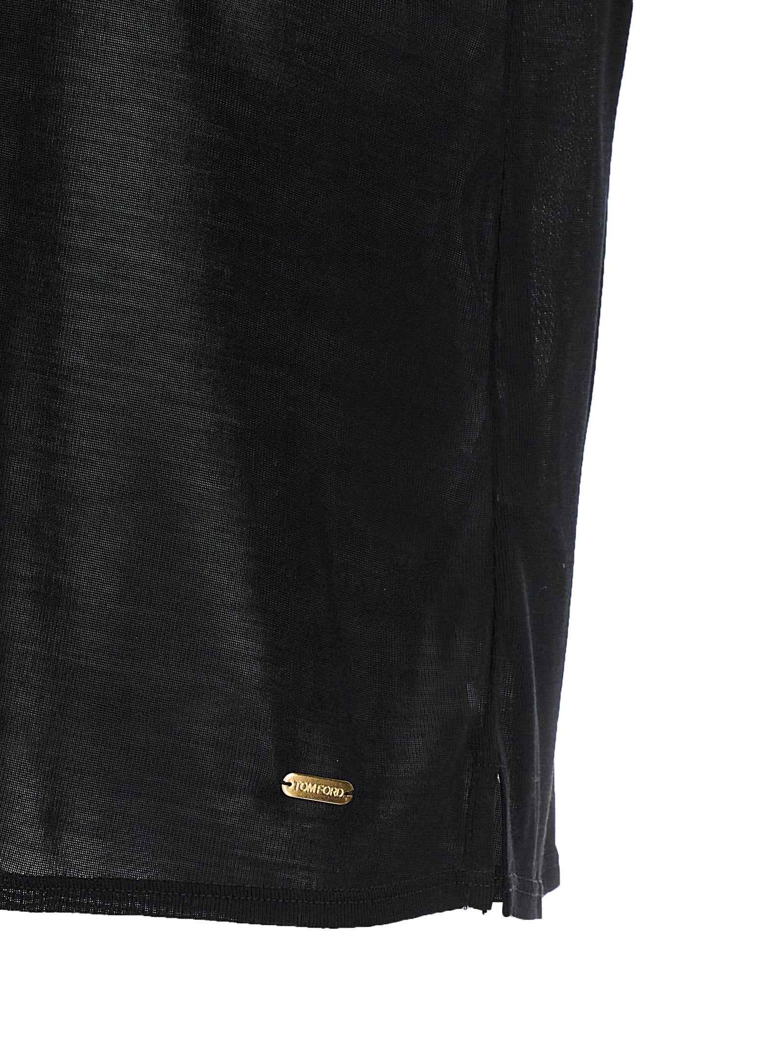 Tom Ford Black Silk T-Shirt