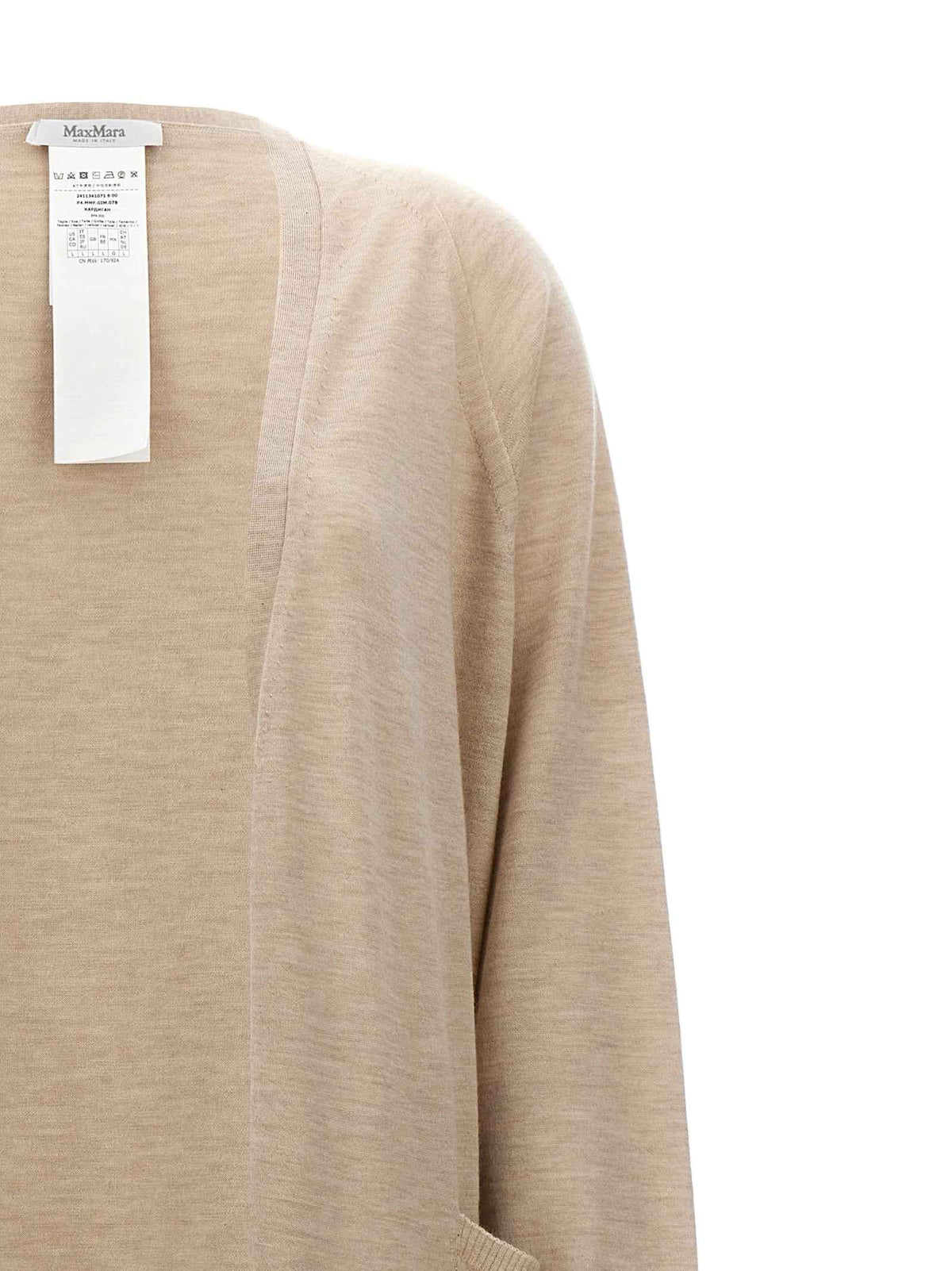 Max Mara Beige Cashmere Cardigan