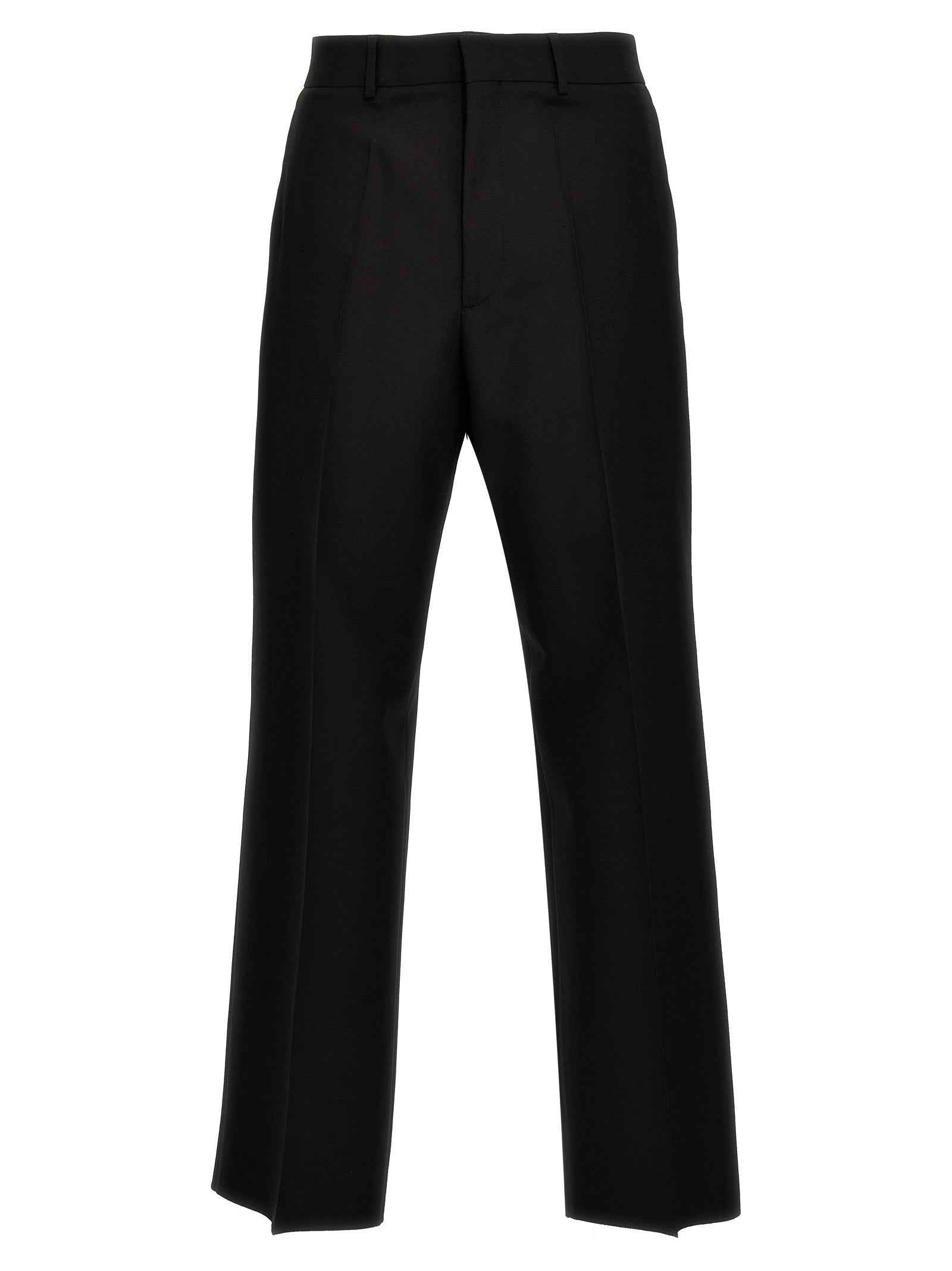 Valentino Garavani Black Virgin Wool Dress Pants