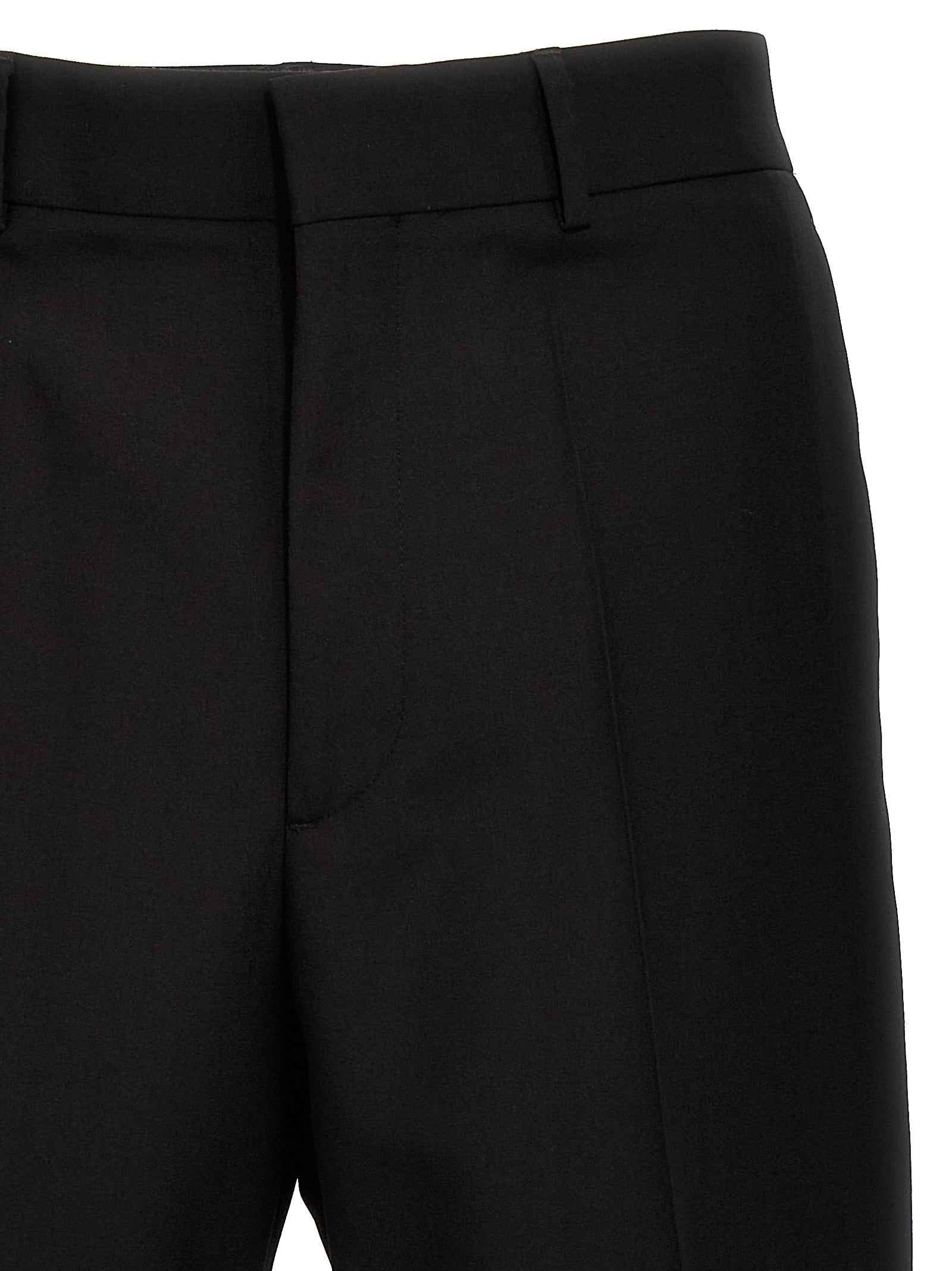 Valentino Garavani Black Virgin Wool Dress Pants
