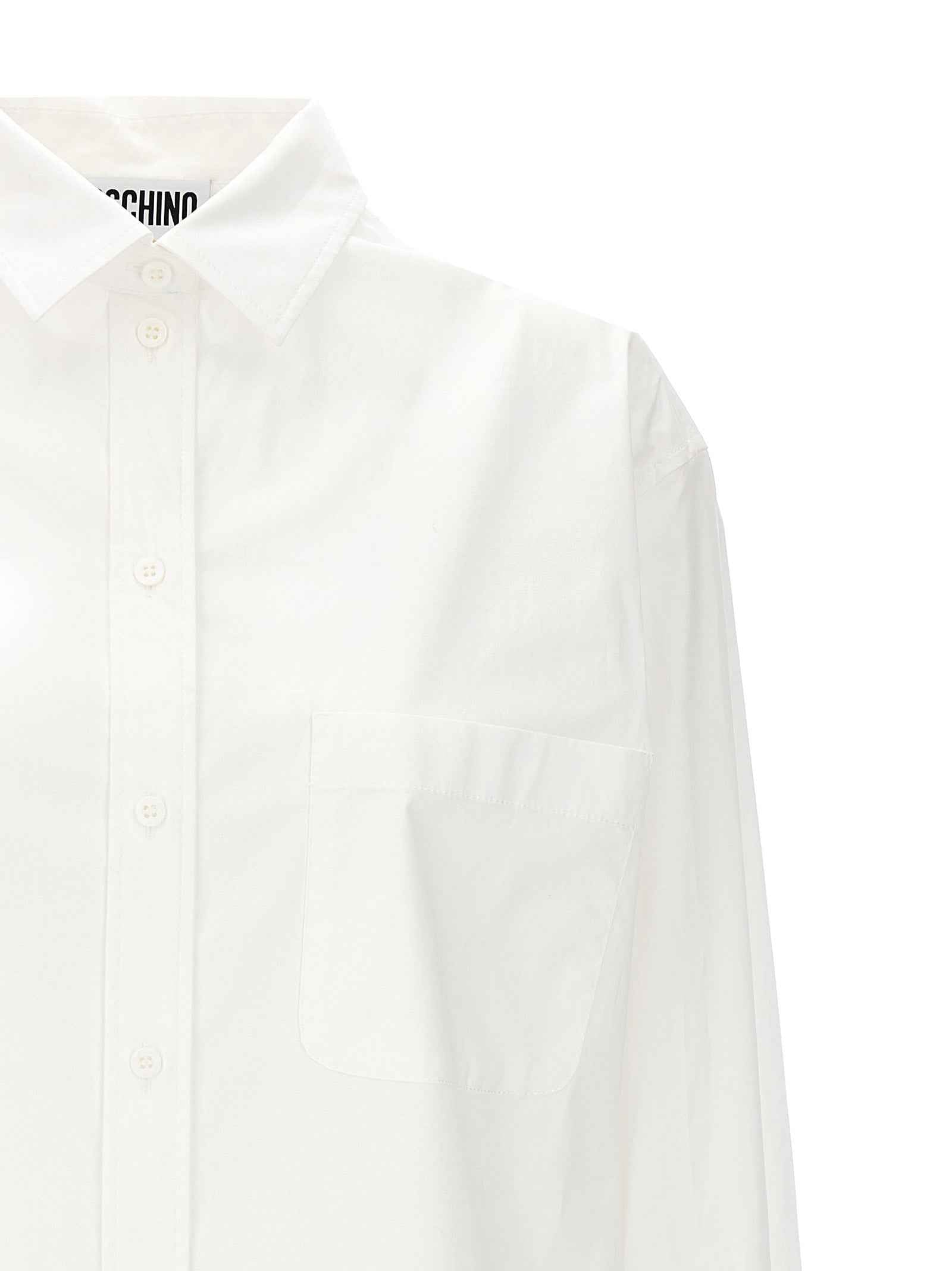 Moschino White Cotton Blouse