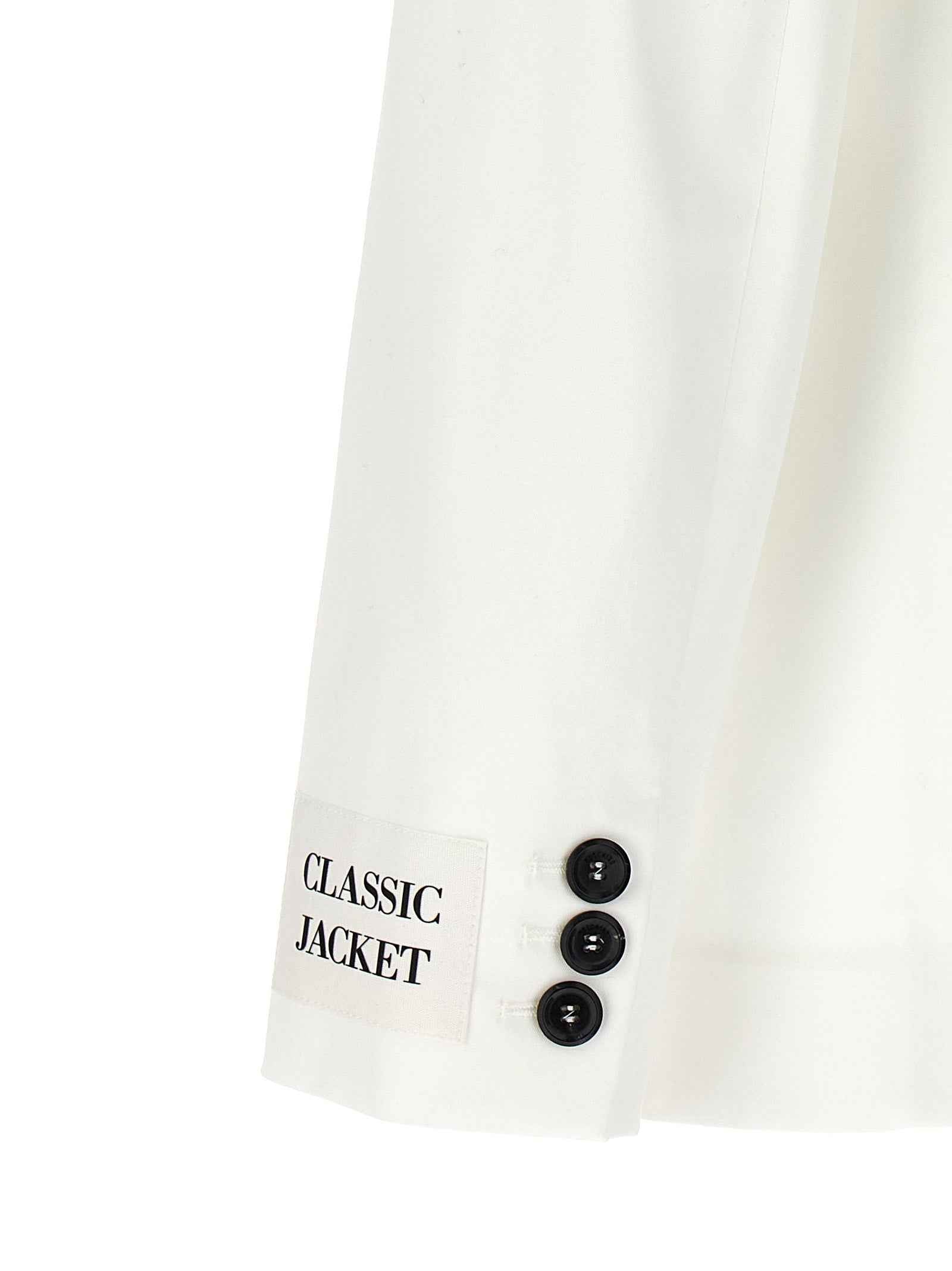 Moschino White Cotton Blazer