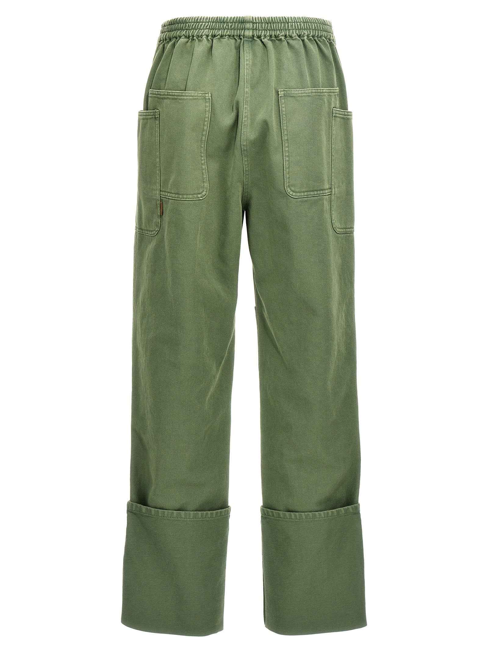 Max Mara Bicolor Cotton Casual Pants