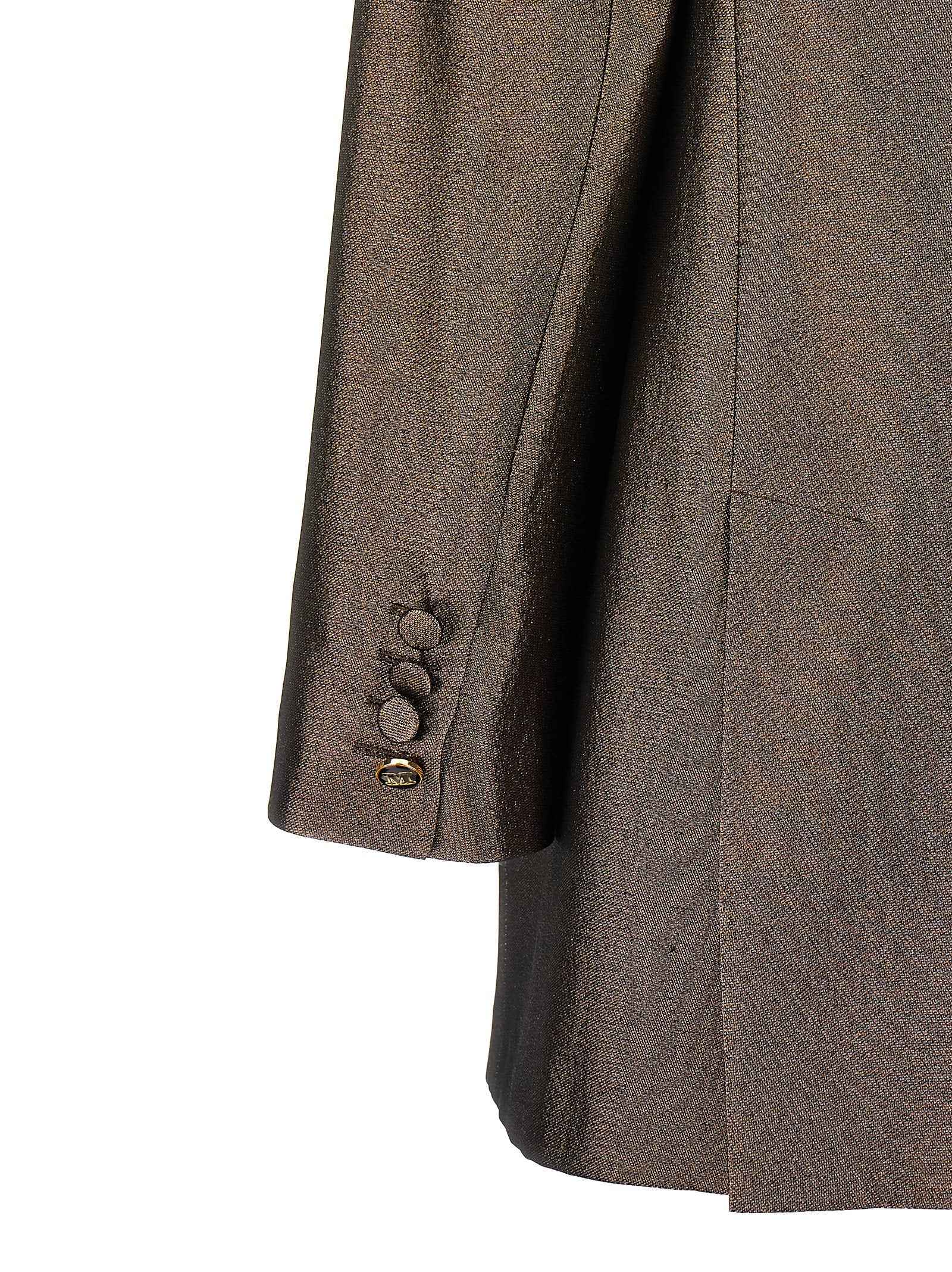 Max Mara Brown Silk Blazer