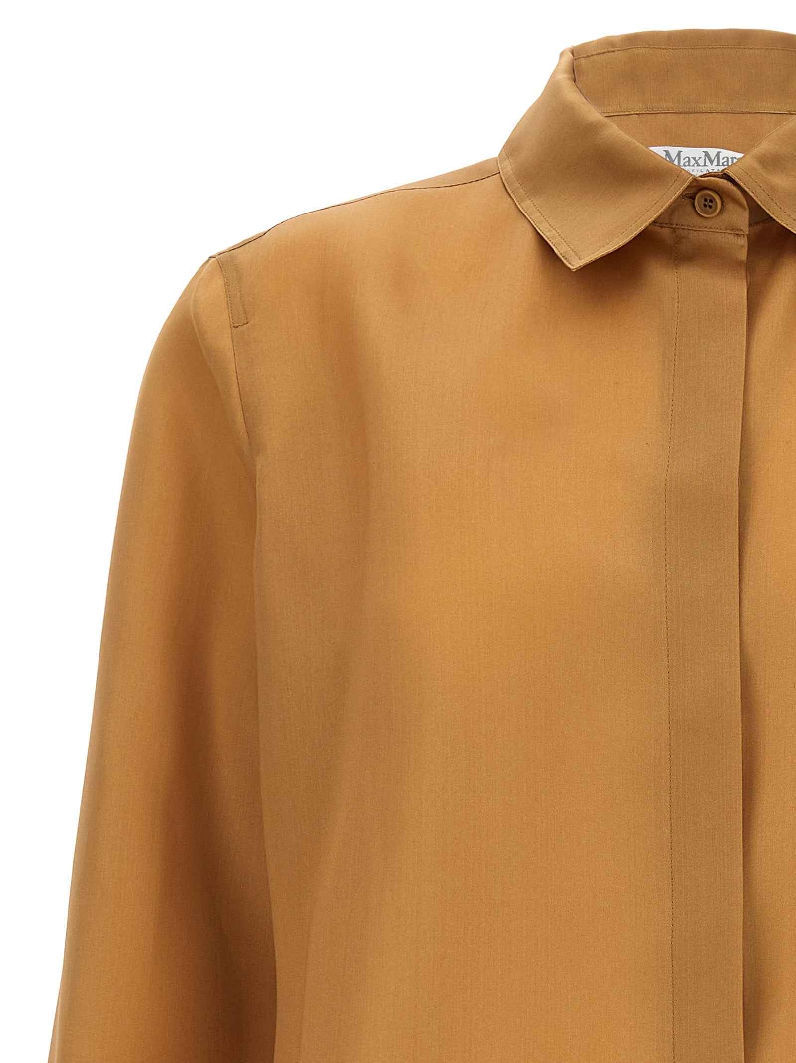 Max Mara Beige Silk Blouse
