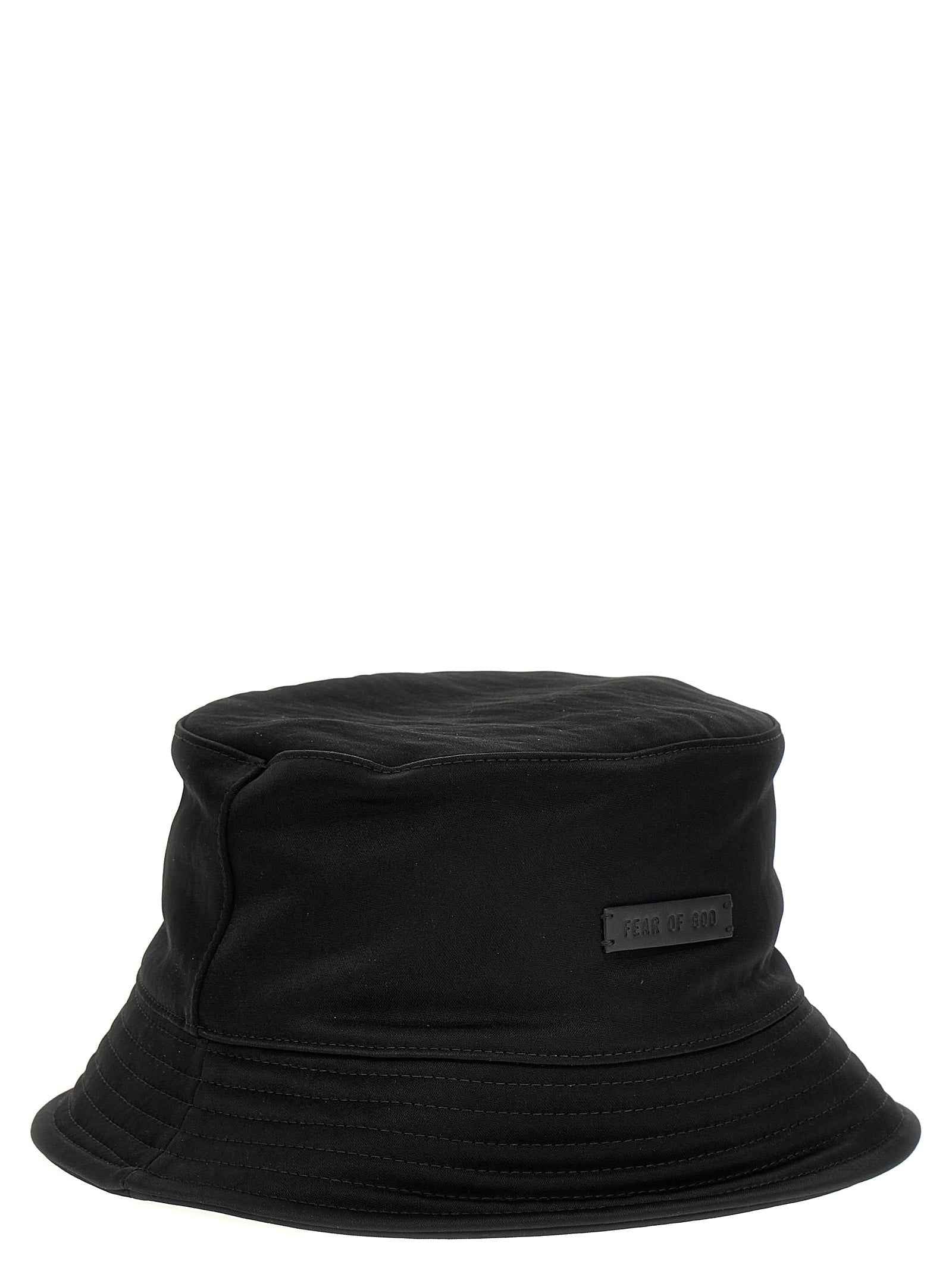 Fear Of God Black Polyamide Bucket Hat