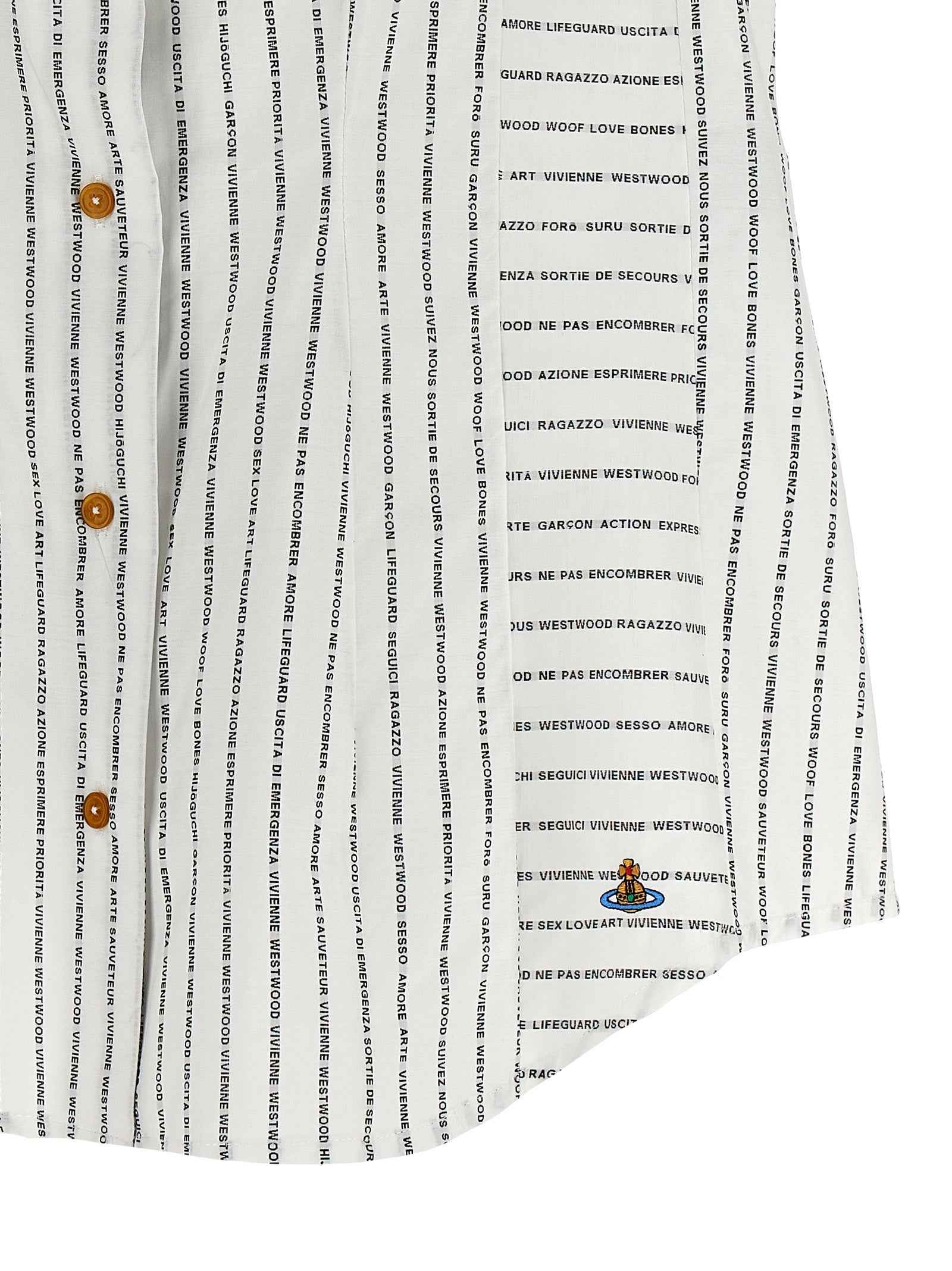 Vivienne Westwood Bicolor Cotton Blouse