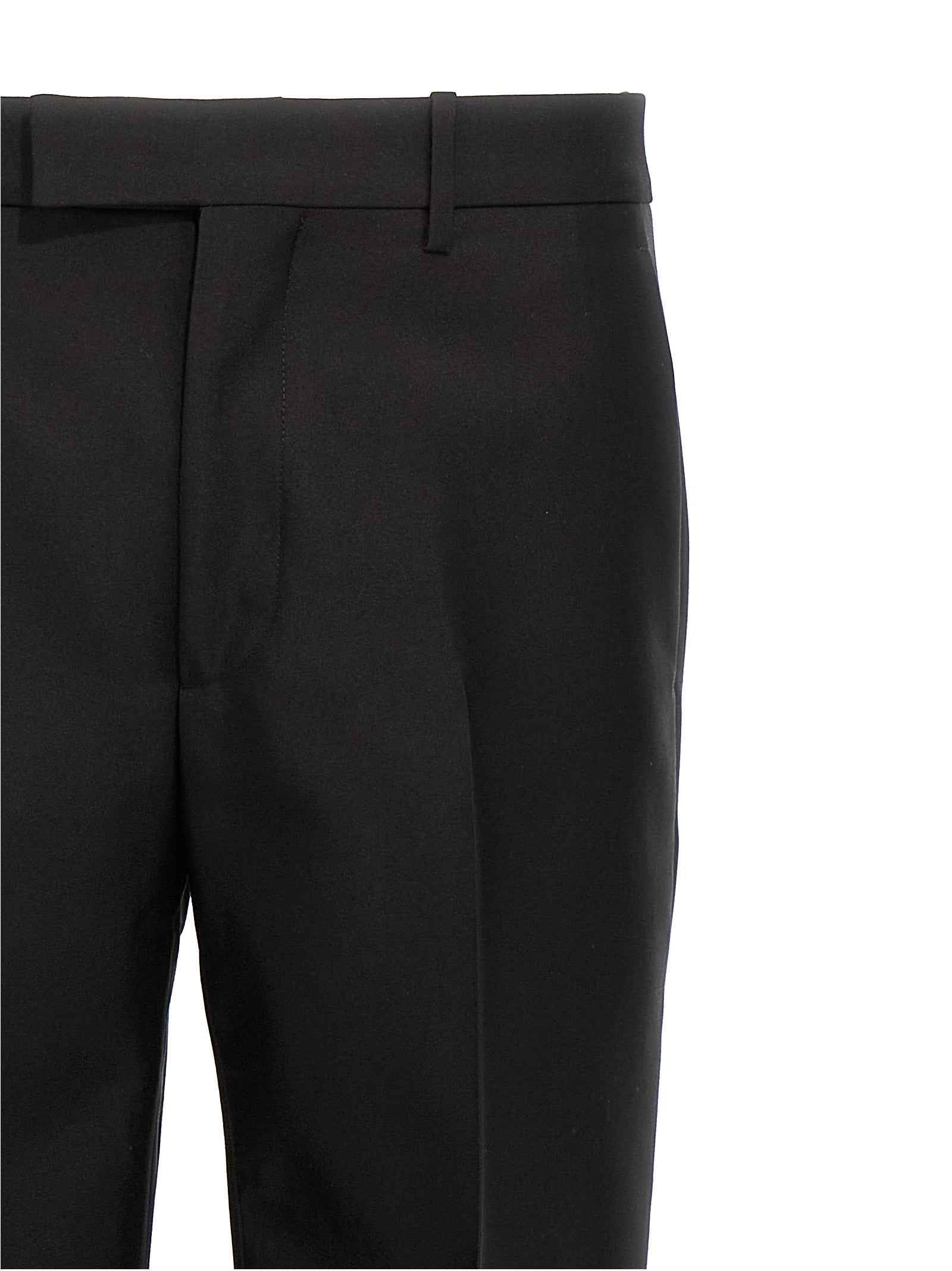Burberry Black Virgin Wool Dress Pants