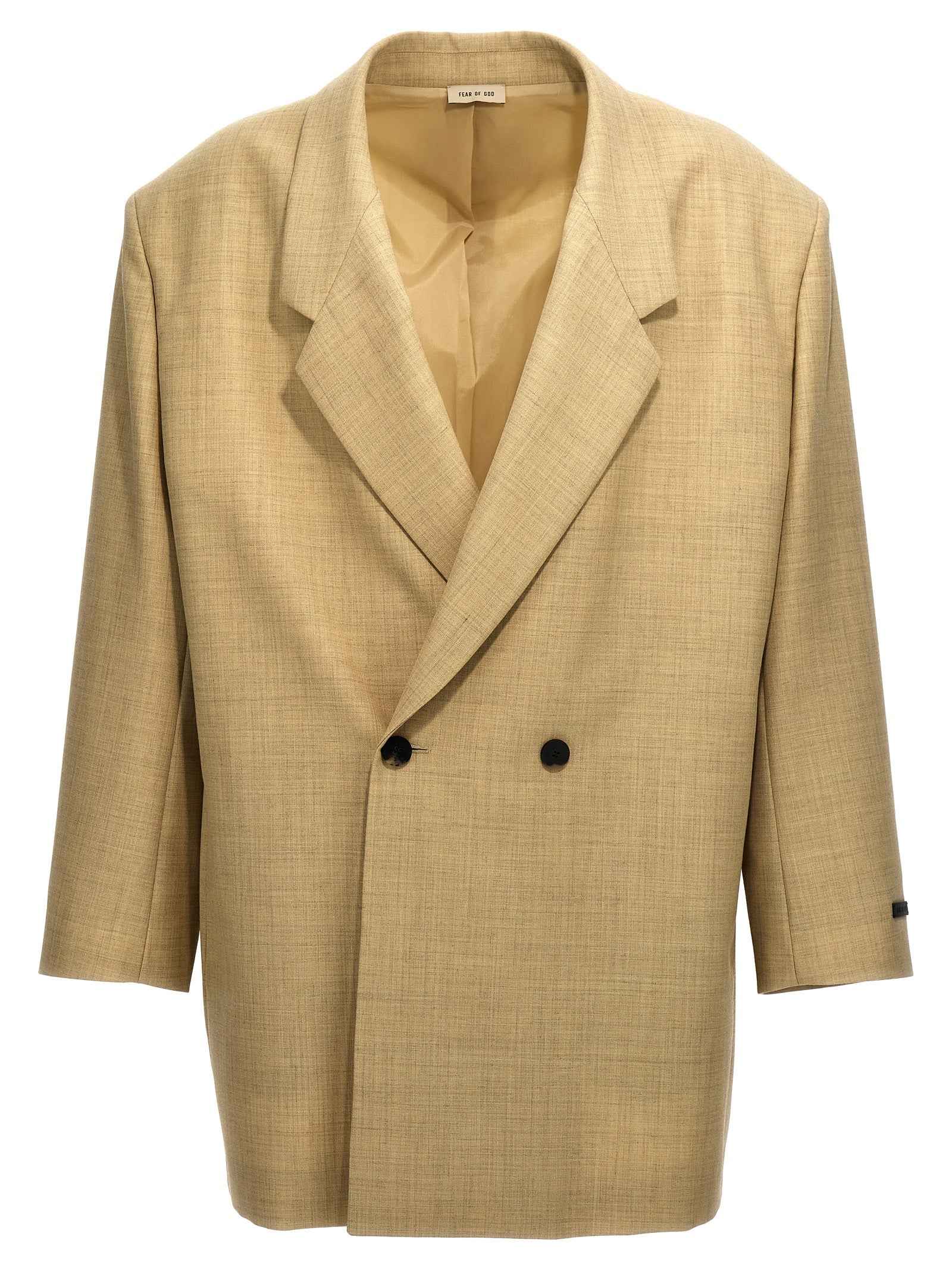 Fear Of God Beige Wool Blazer