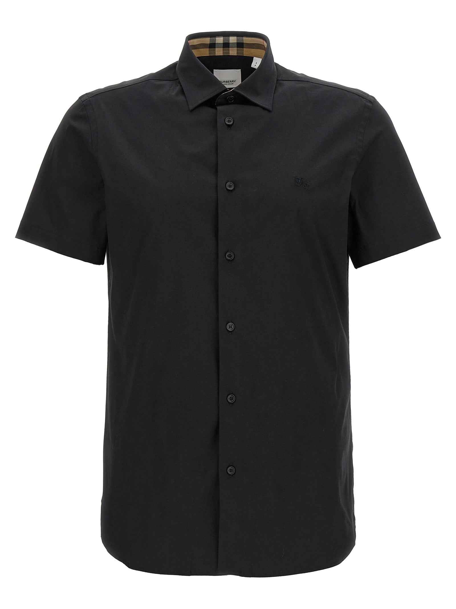 Burberry Black Cotton Blouse