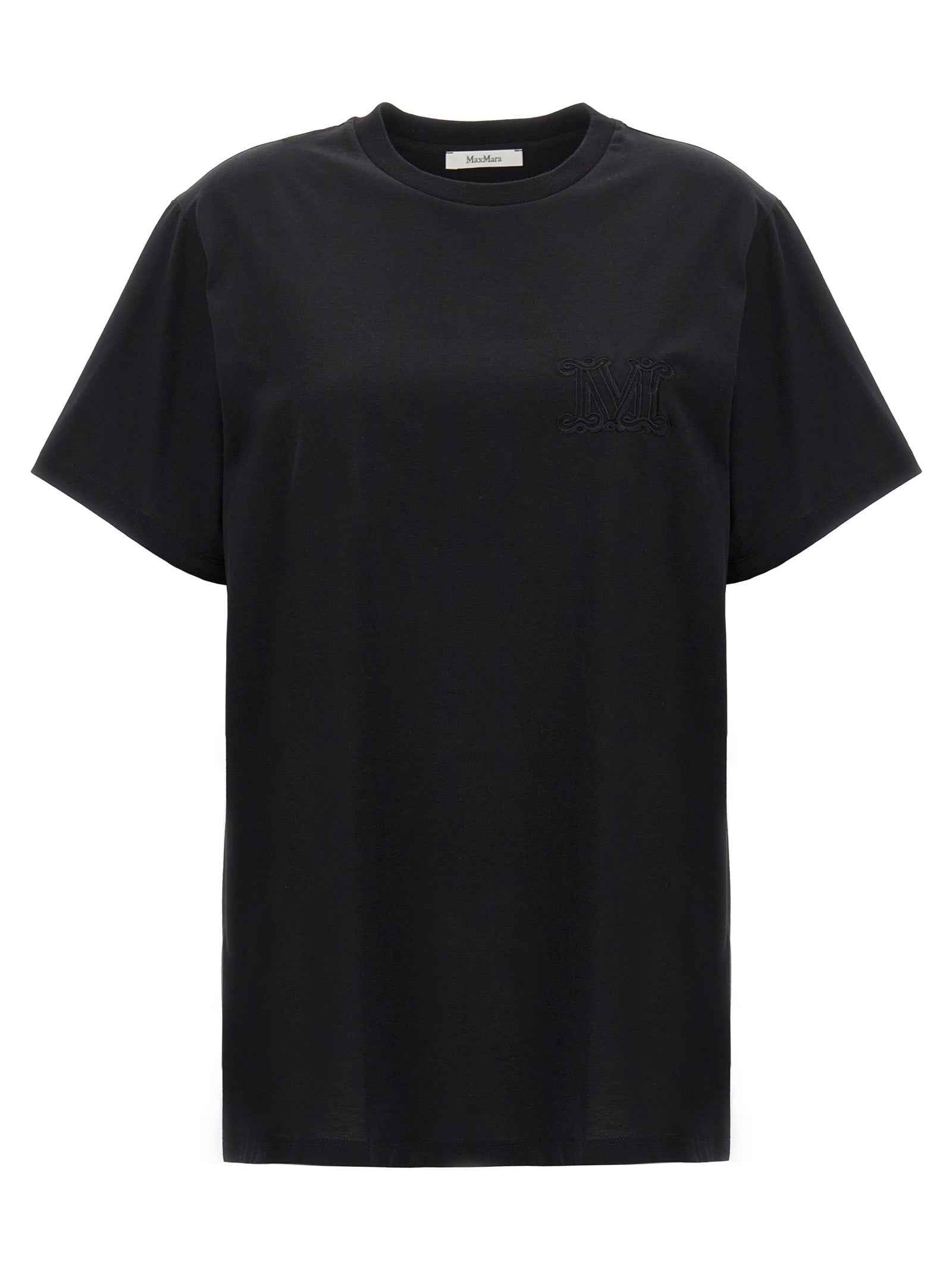 Max Mara Black Cotton T-Shirt