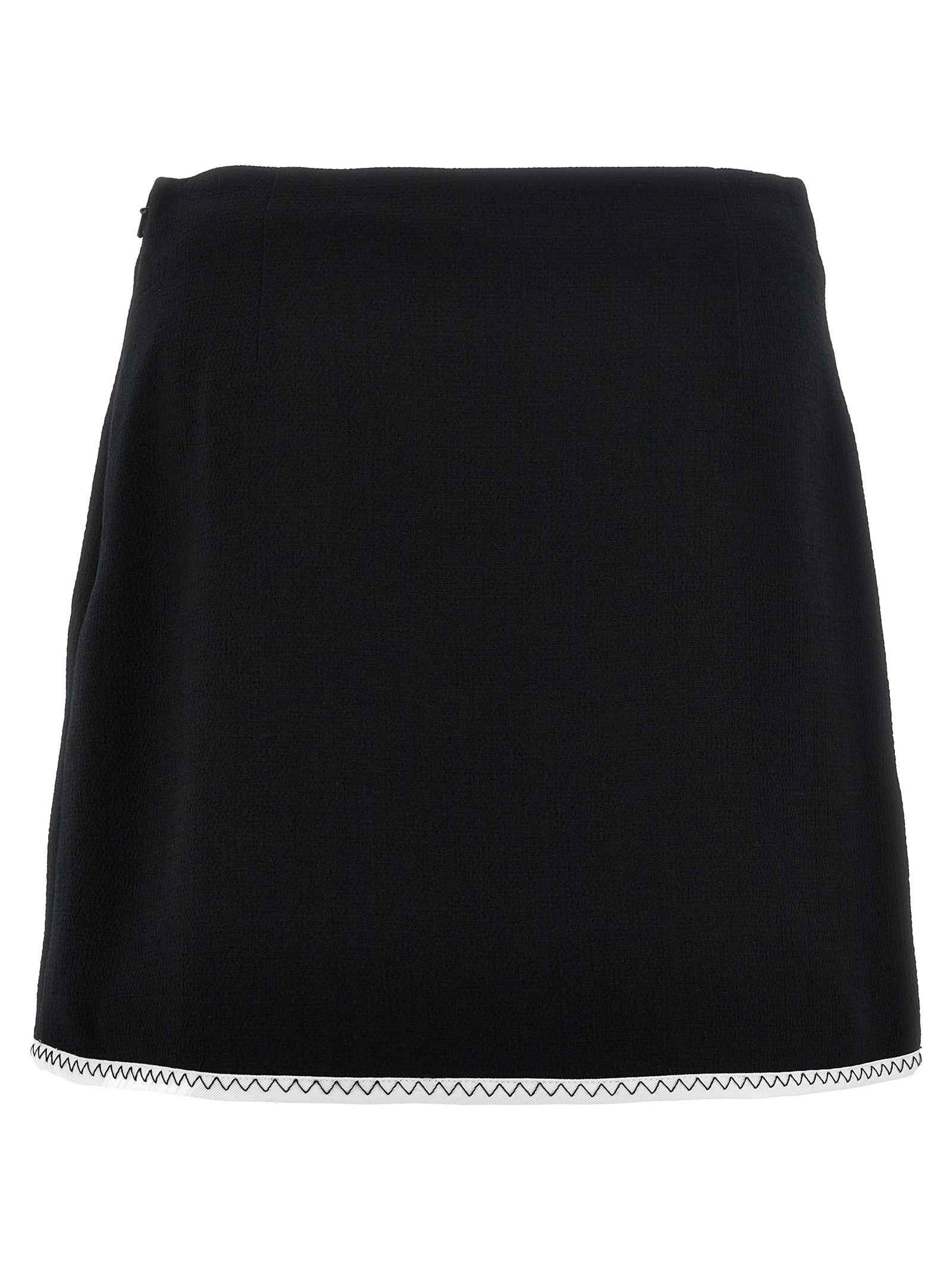 Moschino Bicolor Viscose Long Skirt