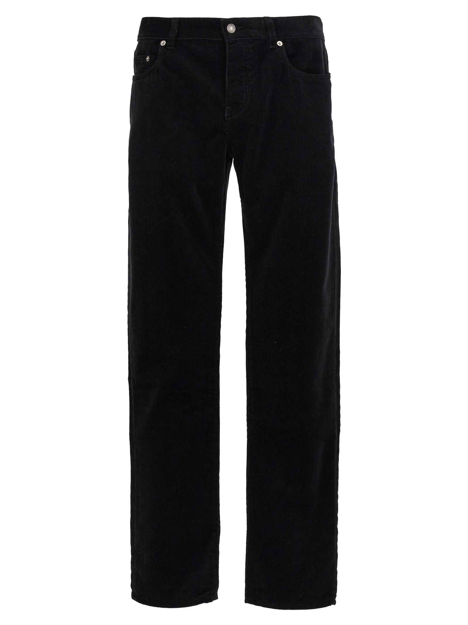 Saint Laurent Black Cotton Casual Pants
