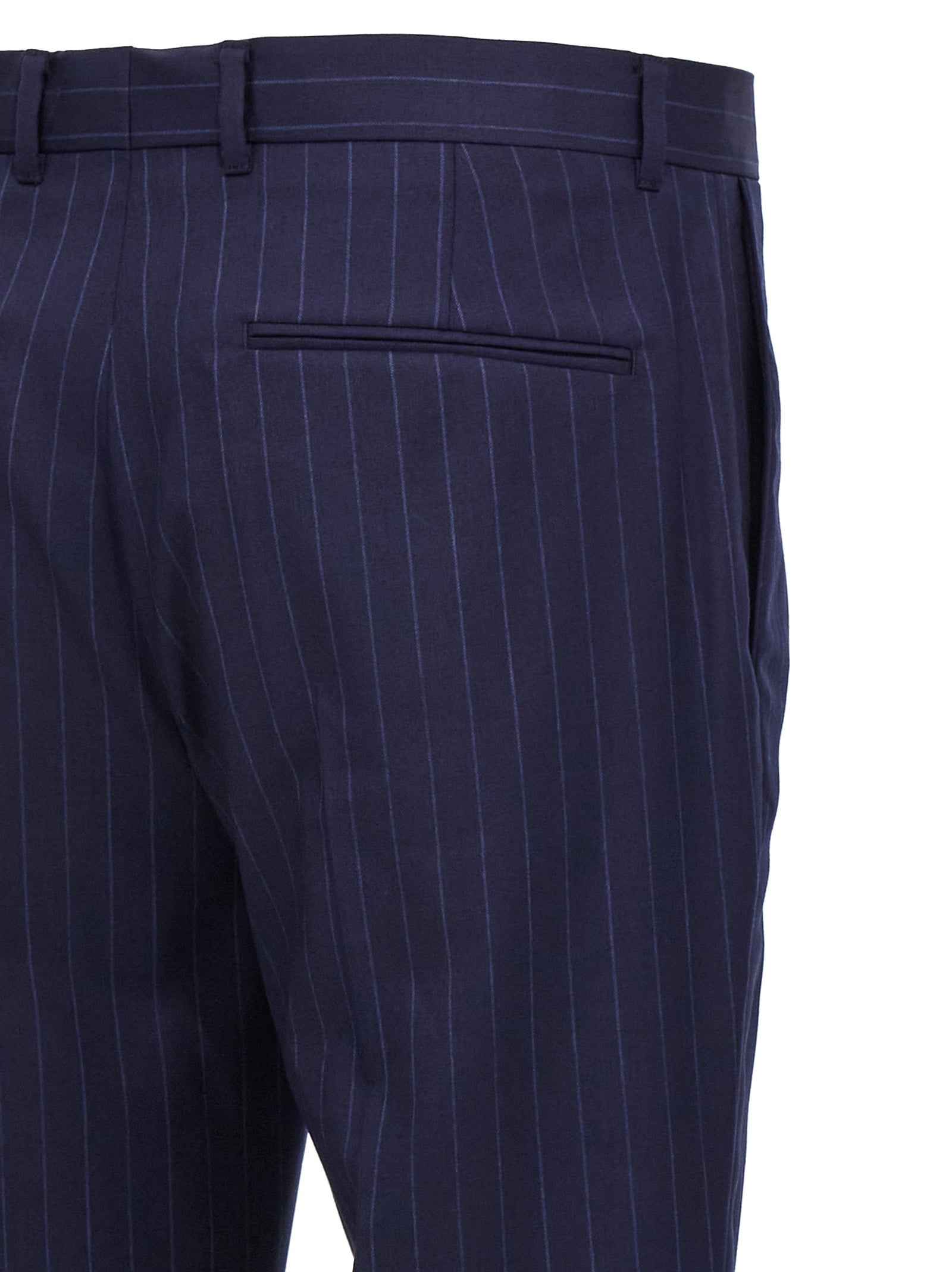Givenchy Blue Wool Dress Pants