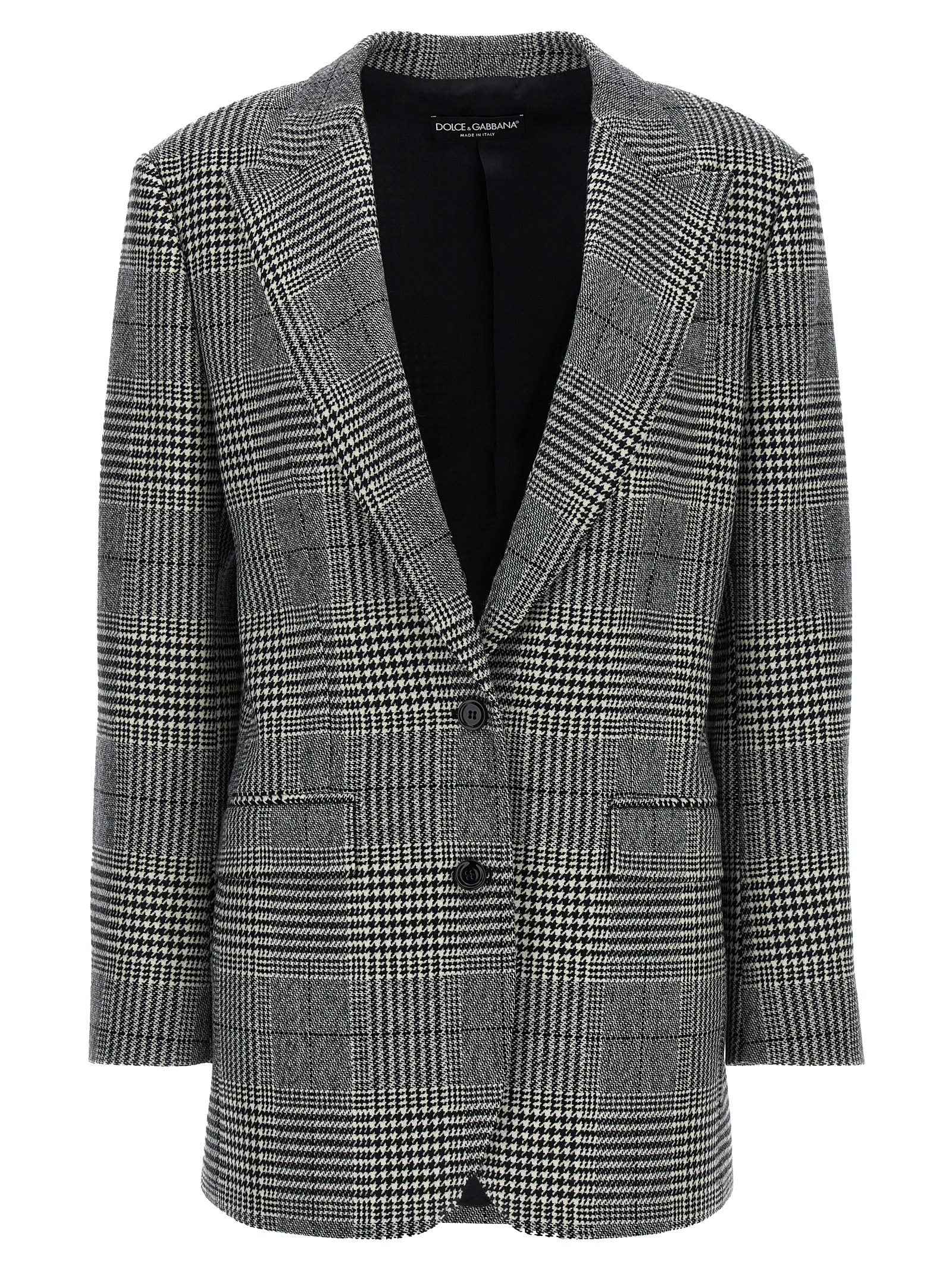 Dolce & Gabbana Bicolor Wool Blazer