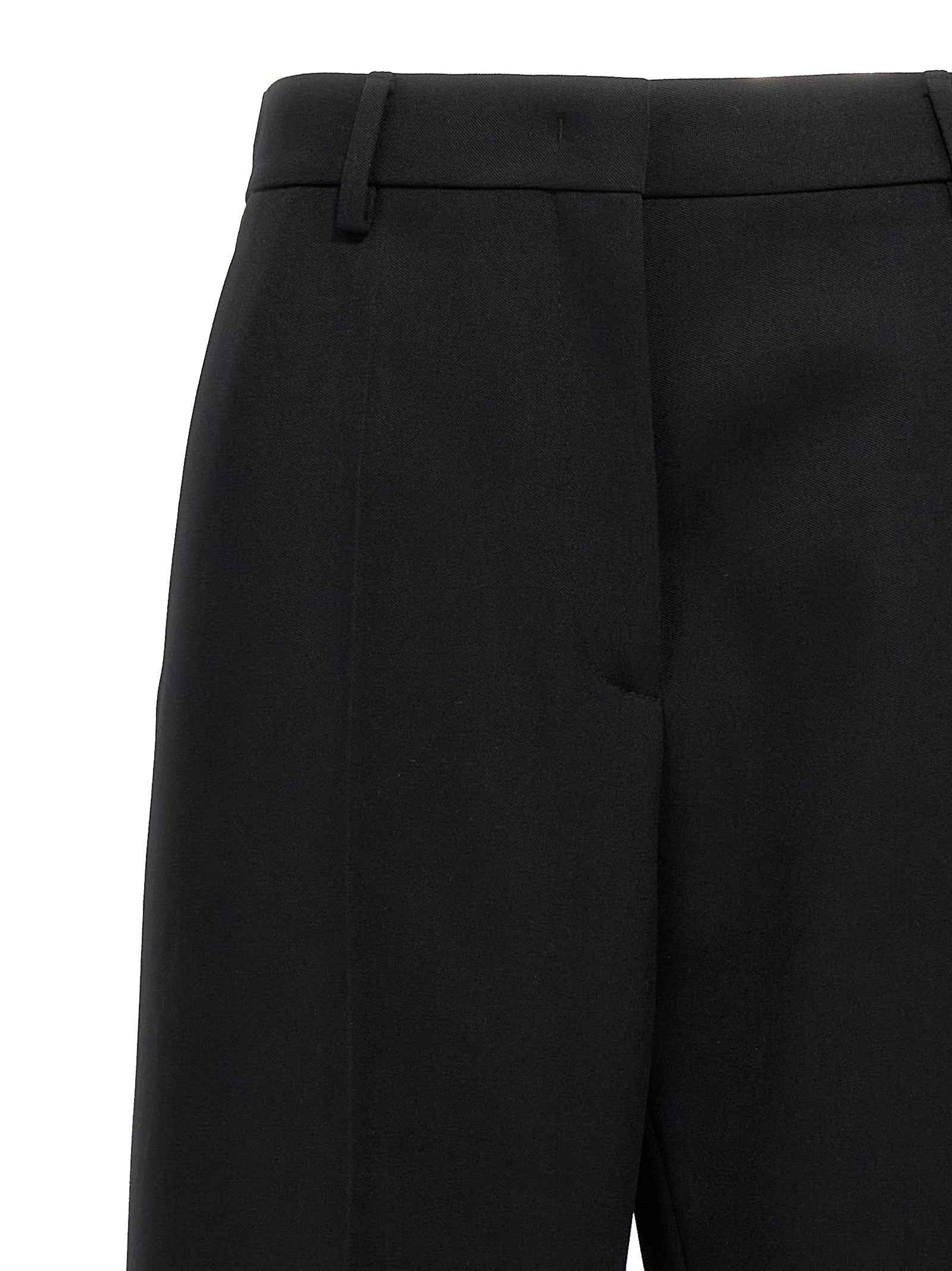 Valentino Garavani Black Virgin Wool Dress Pants