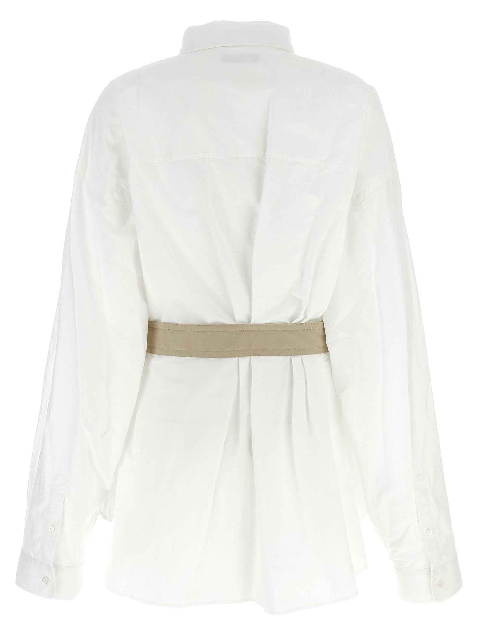 Balenciaga White Cotton Blouse