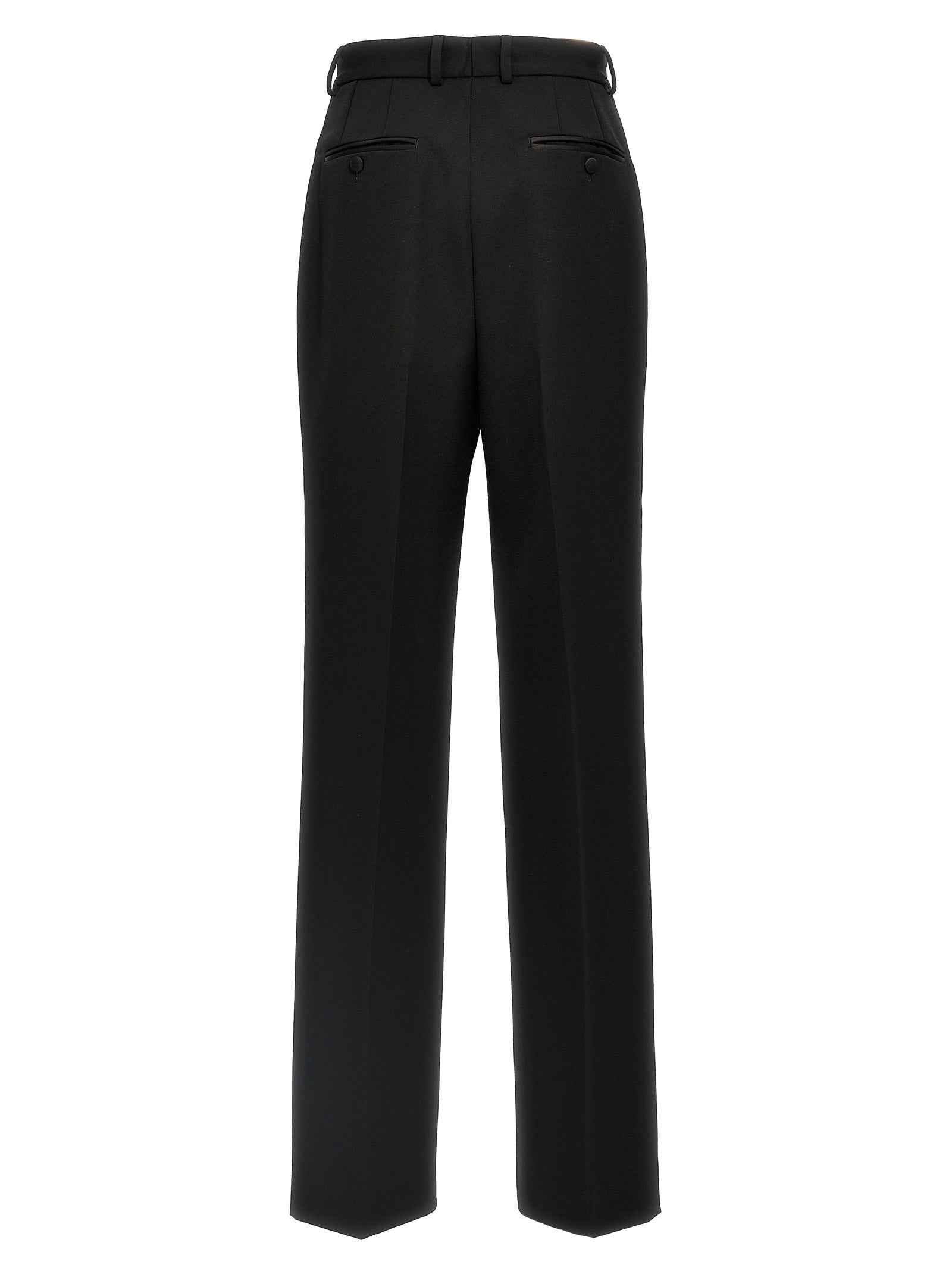 Dolce & Gabbana Black Virgin Wool Tuxedo