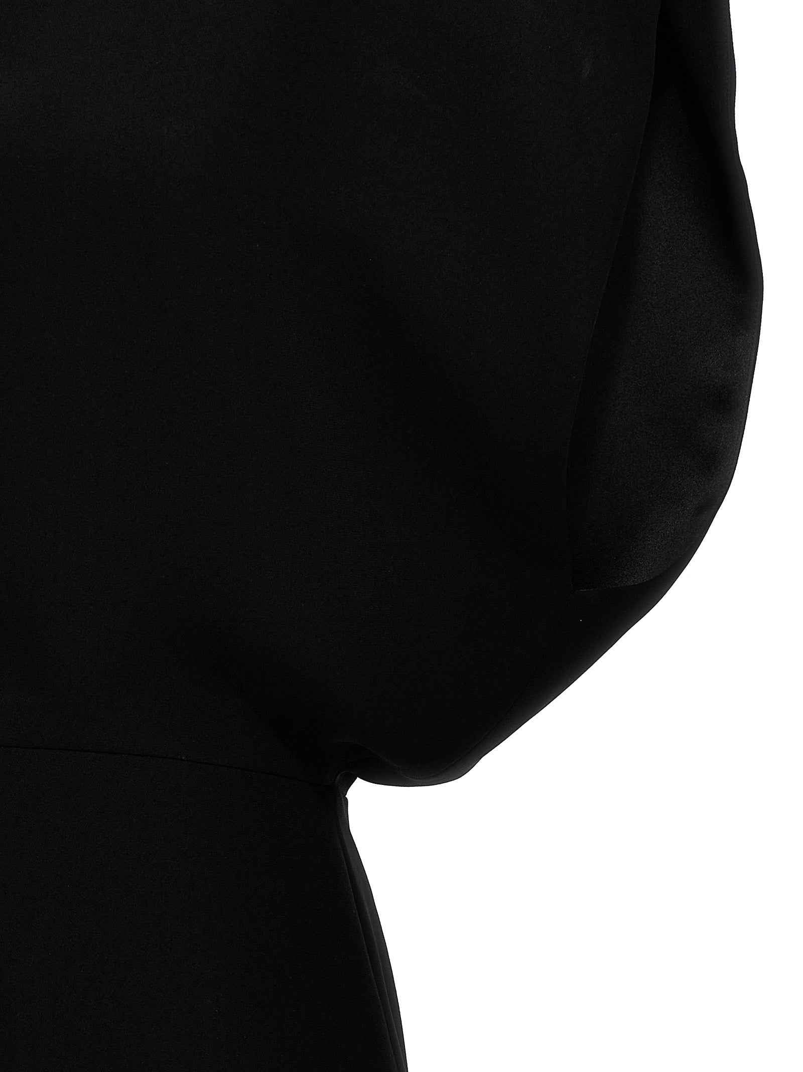 Max Mara Black Triacetate Short Dress