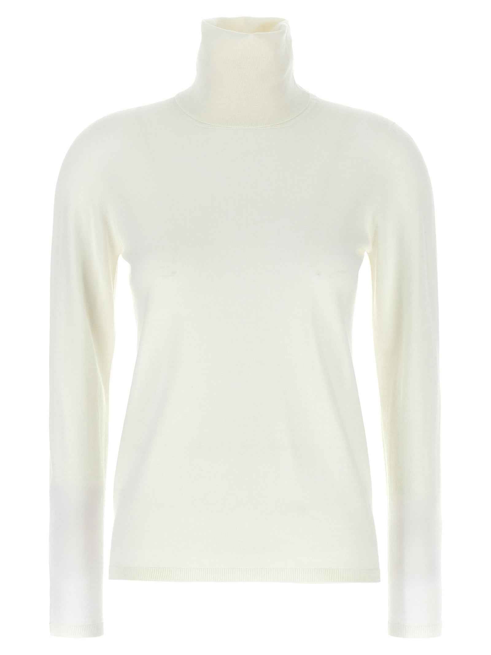 Max Mara White Virgin Wool Cardigan