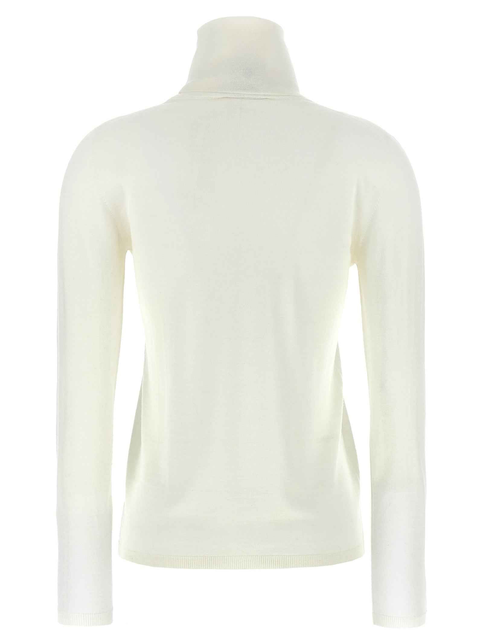 Max Mara White Virgin Wool Cardigan