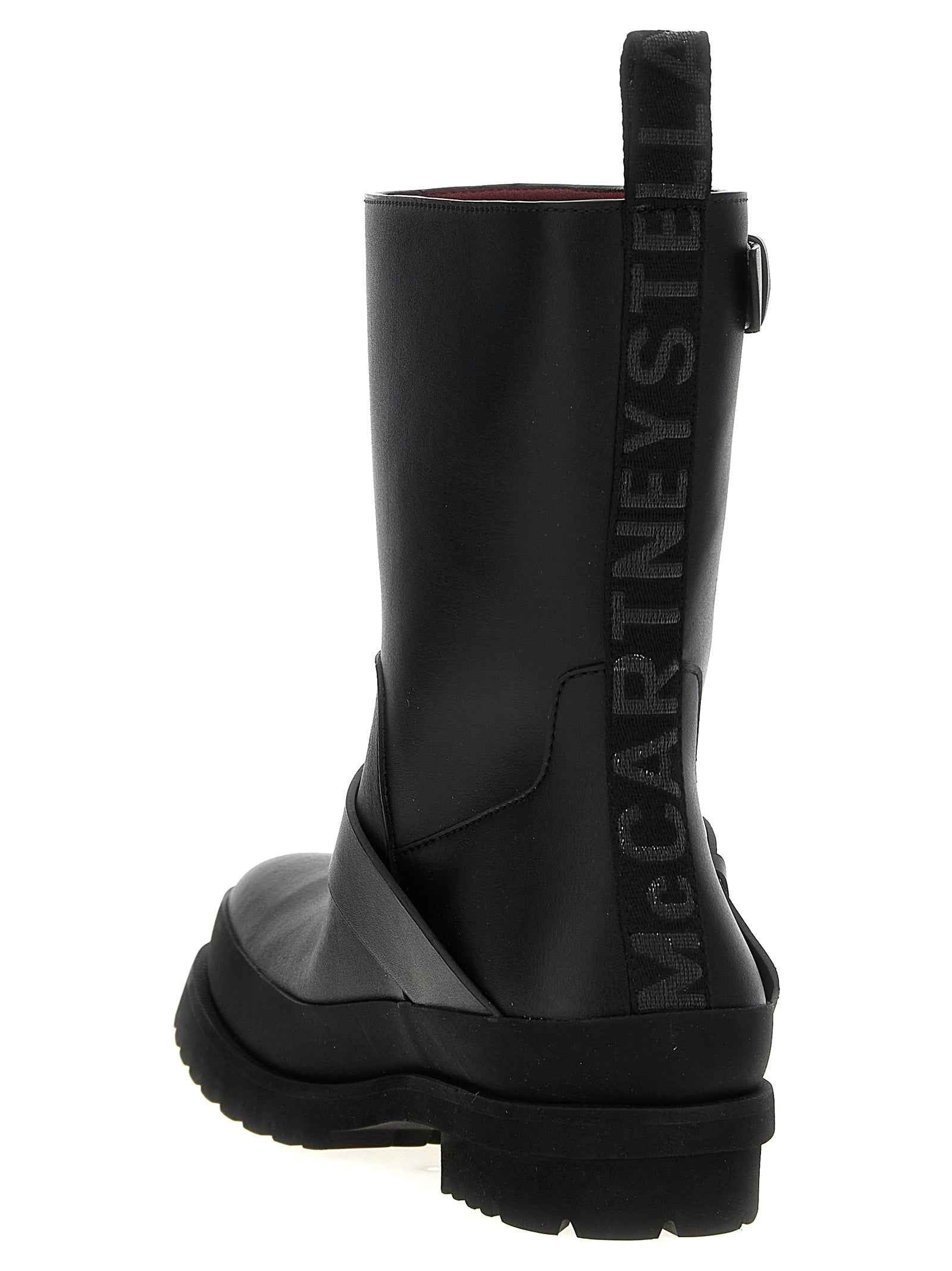 Stella McCartney Black Polyester Ankle Boots