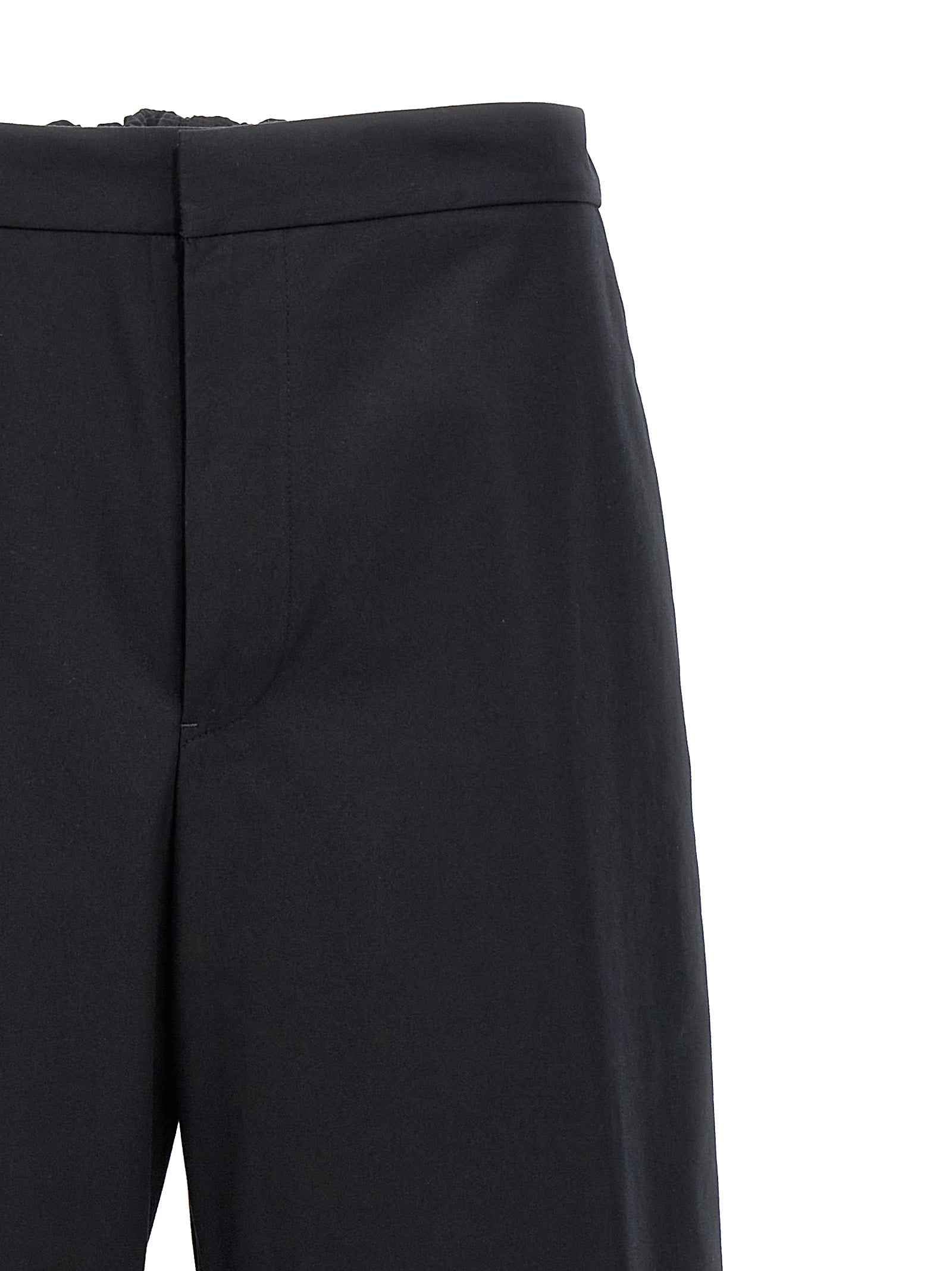 Jil Sander Blue Cotton Casual Pants