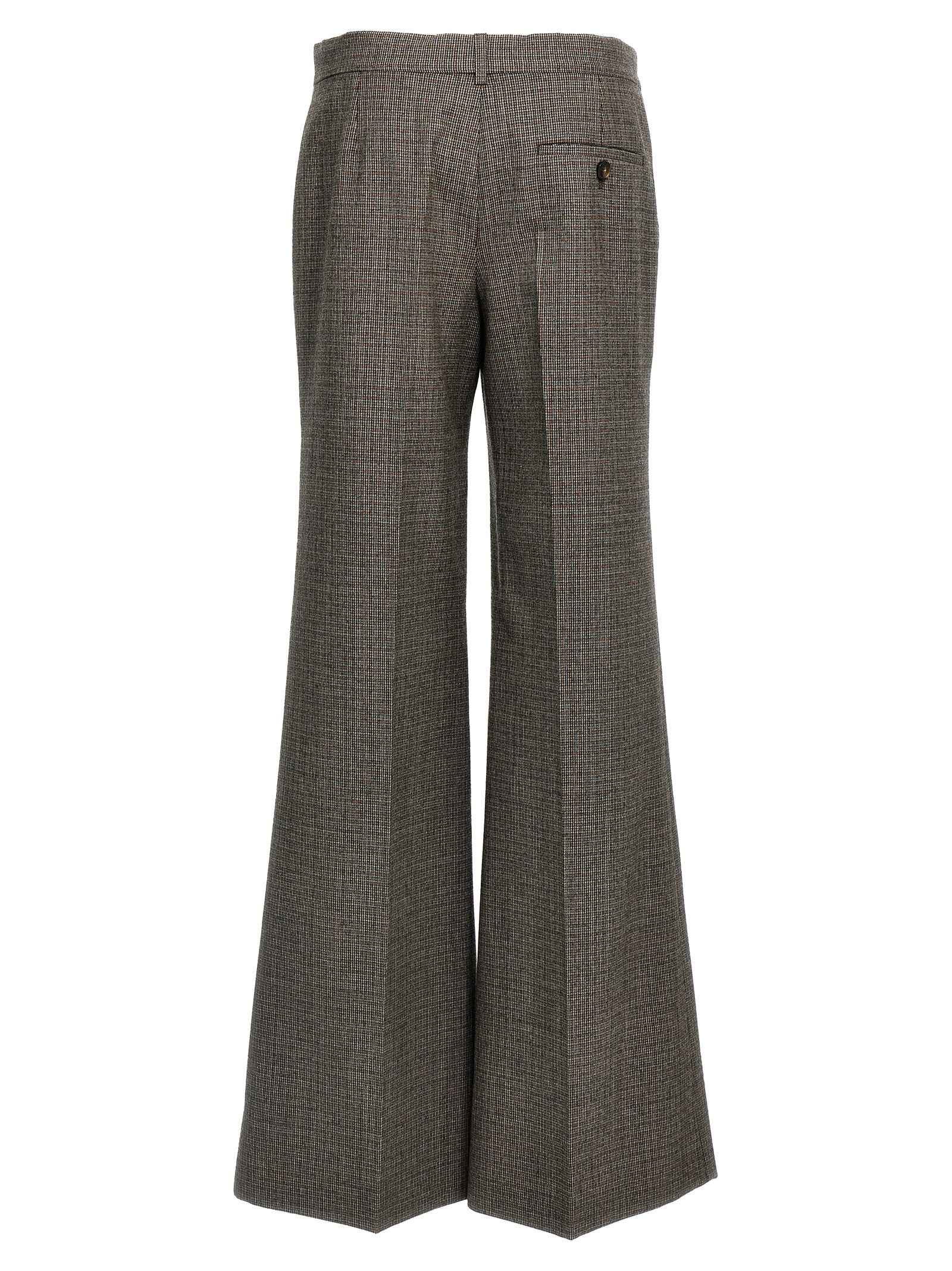 Stella McCartney Gray Wool Flared Pants