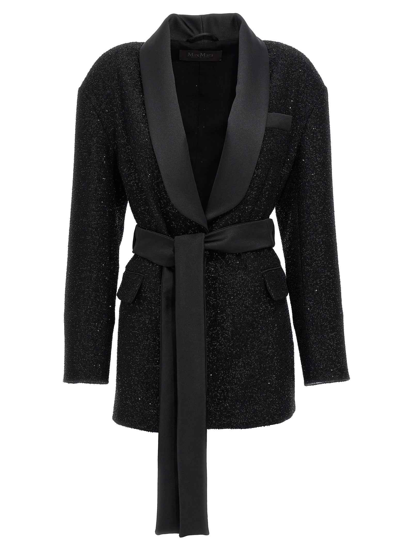 Max Mara Black Viscose Blazer