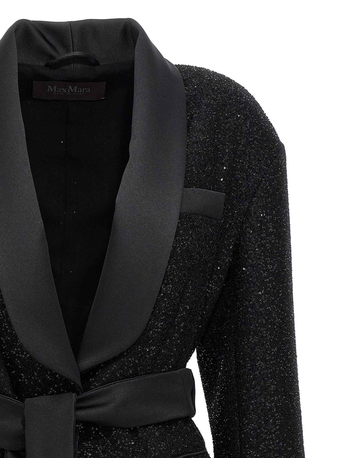 Max Mara Black Viscose Blazer