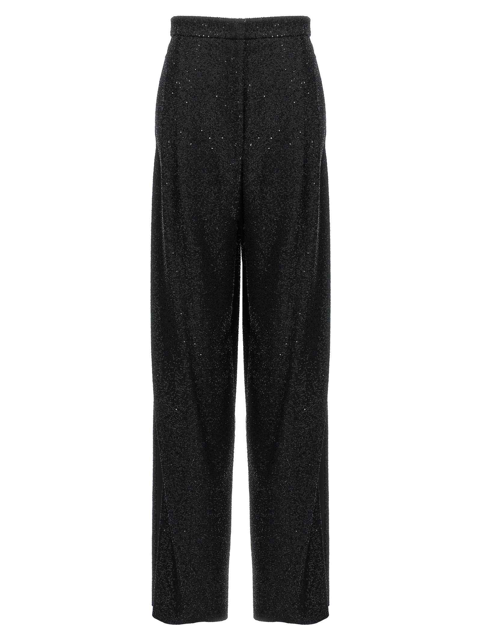Max Mara Black Viscose Dress Pants