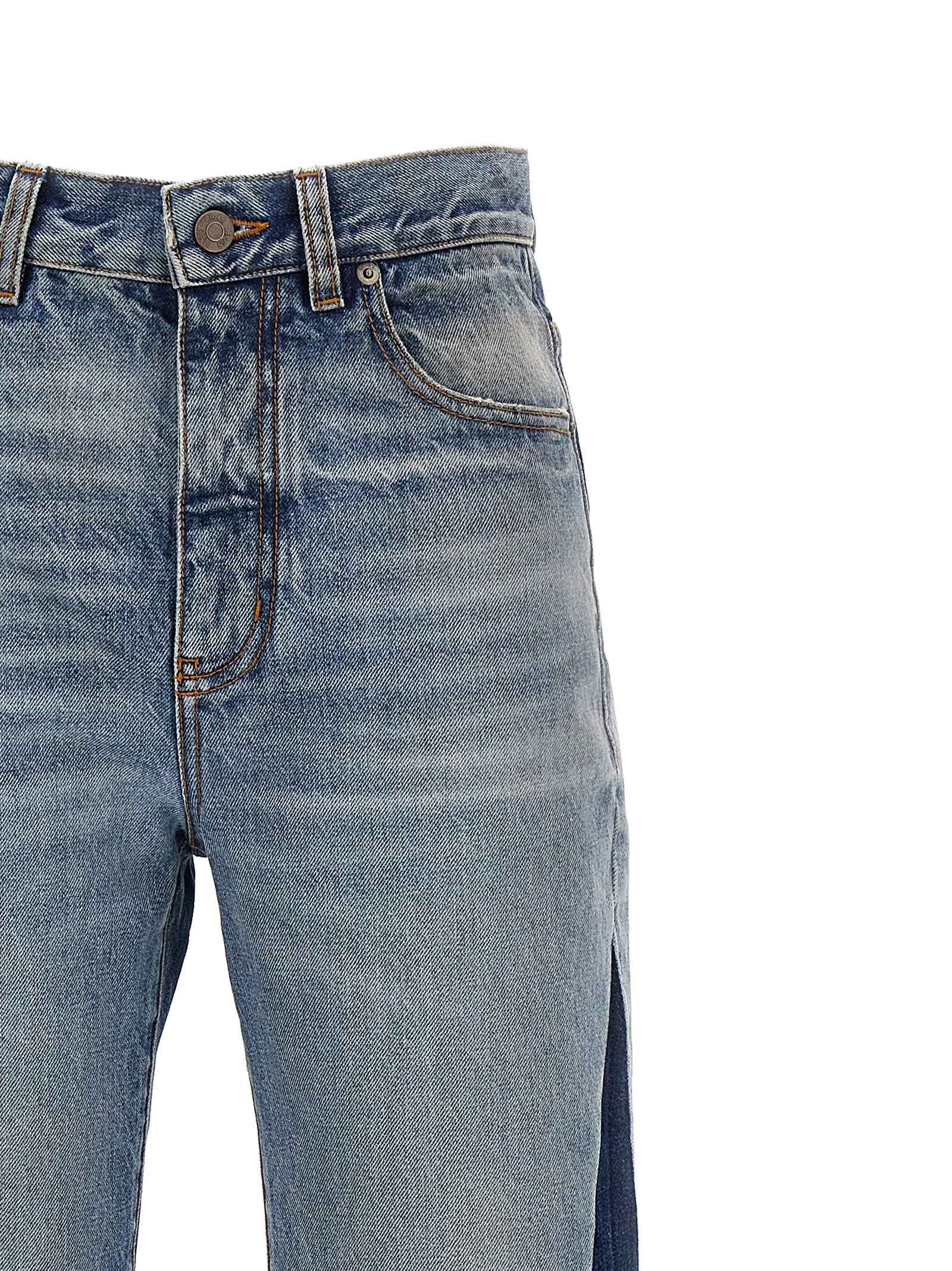 Chloé Blue Cotton Flared Jeans