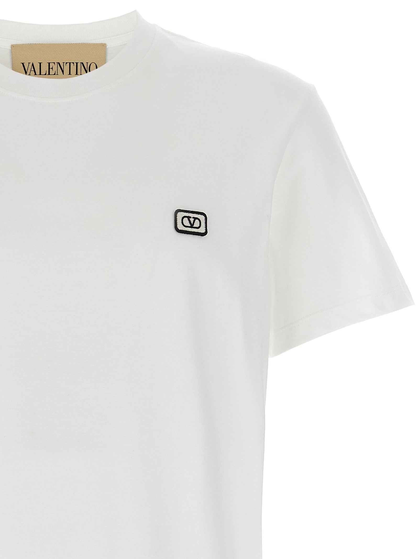 Valentino Garavani White Cotton T-Shirt