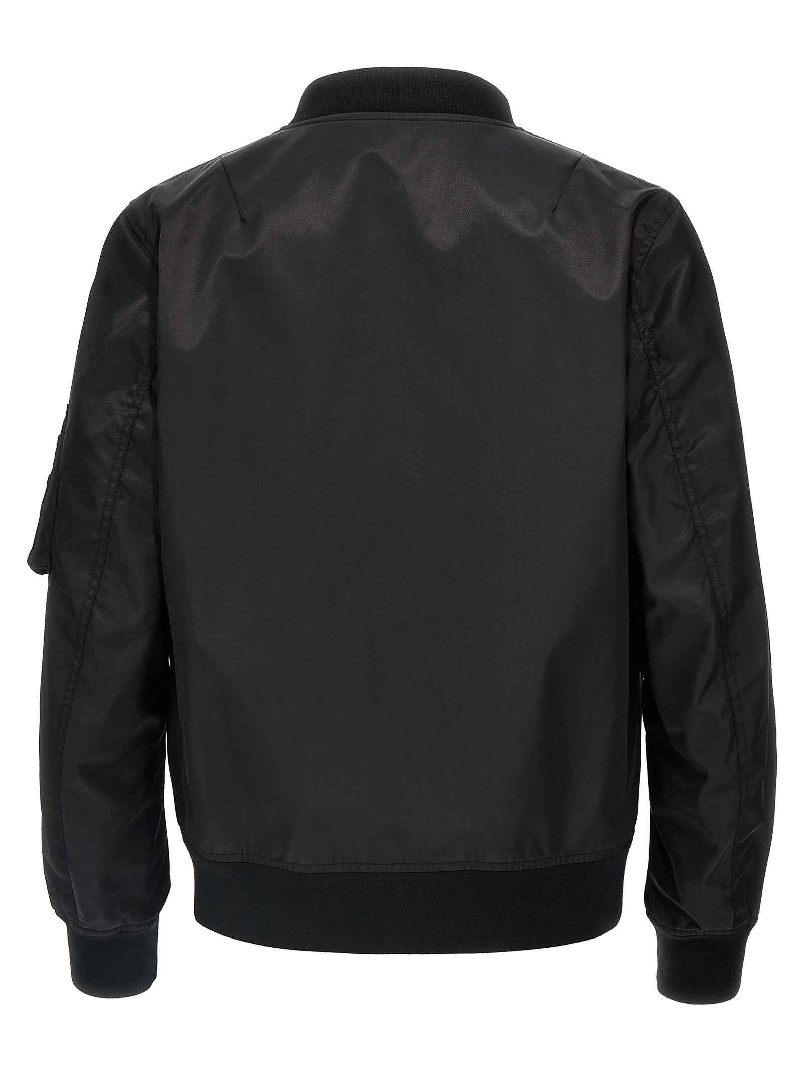 Valentino Garavani Black Polyamide Bomber