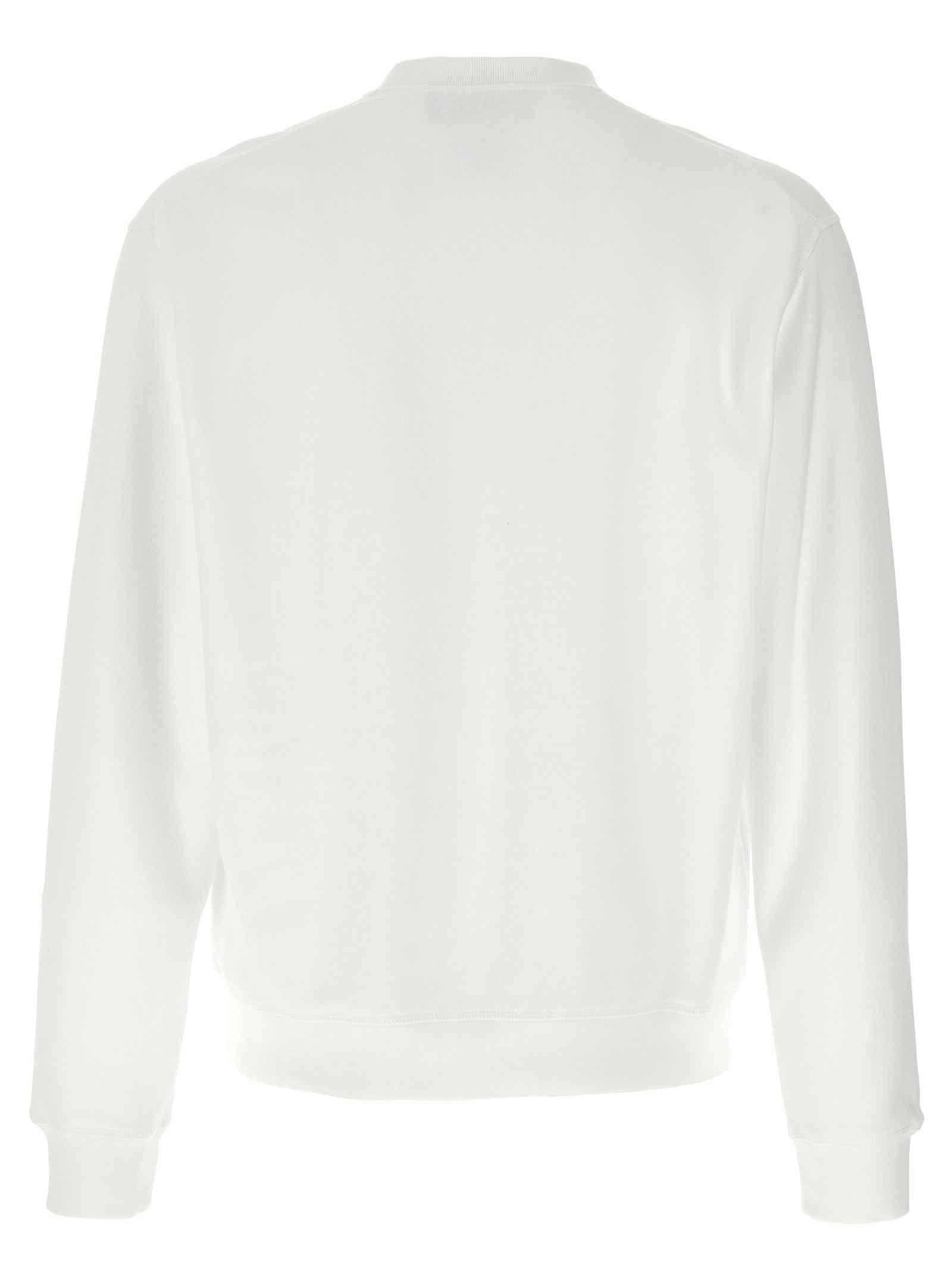 Dsquared² White Cotton Sweatshirt