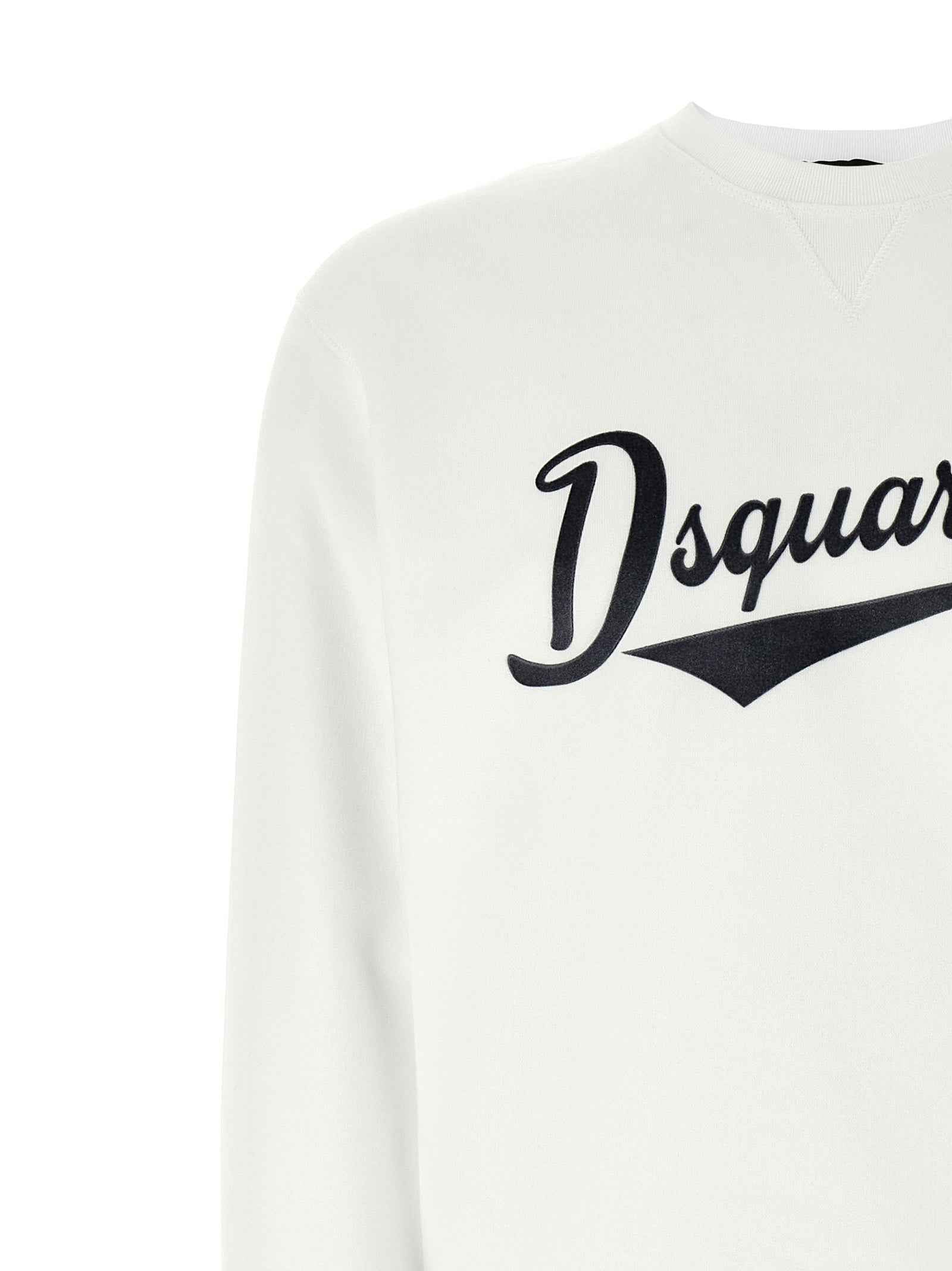 Dsquared² White Cotton Sweatshirt