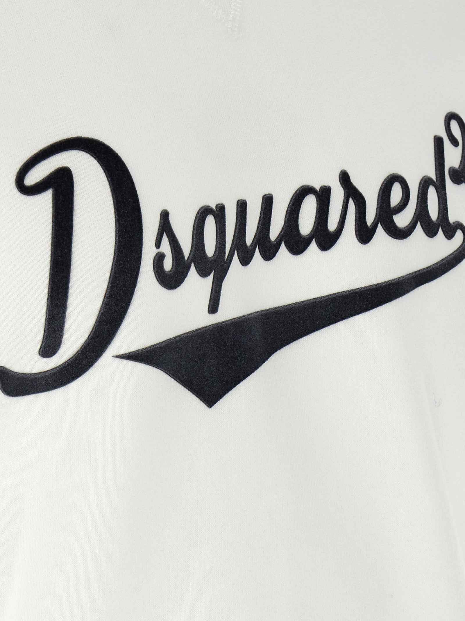 Dsquared² White Cotton Sweatshirt