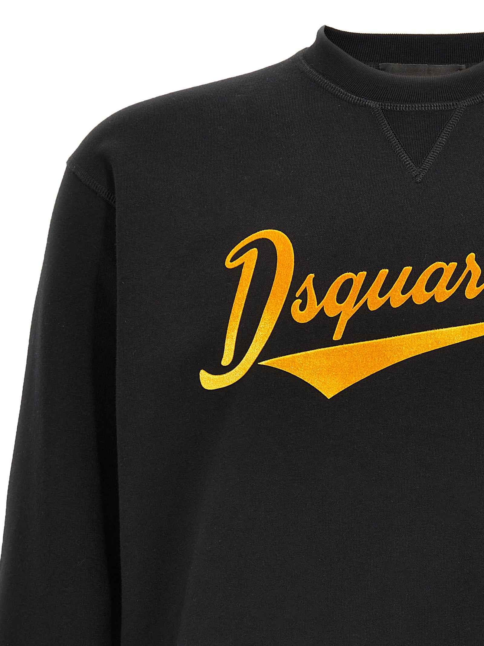 Dsquared² Black Cotton Sweatshirt