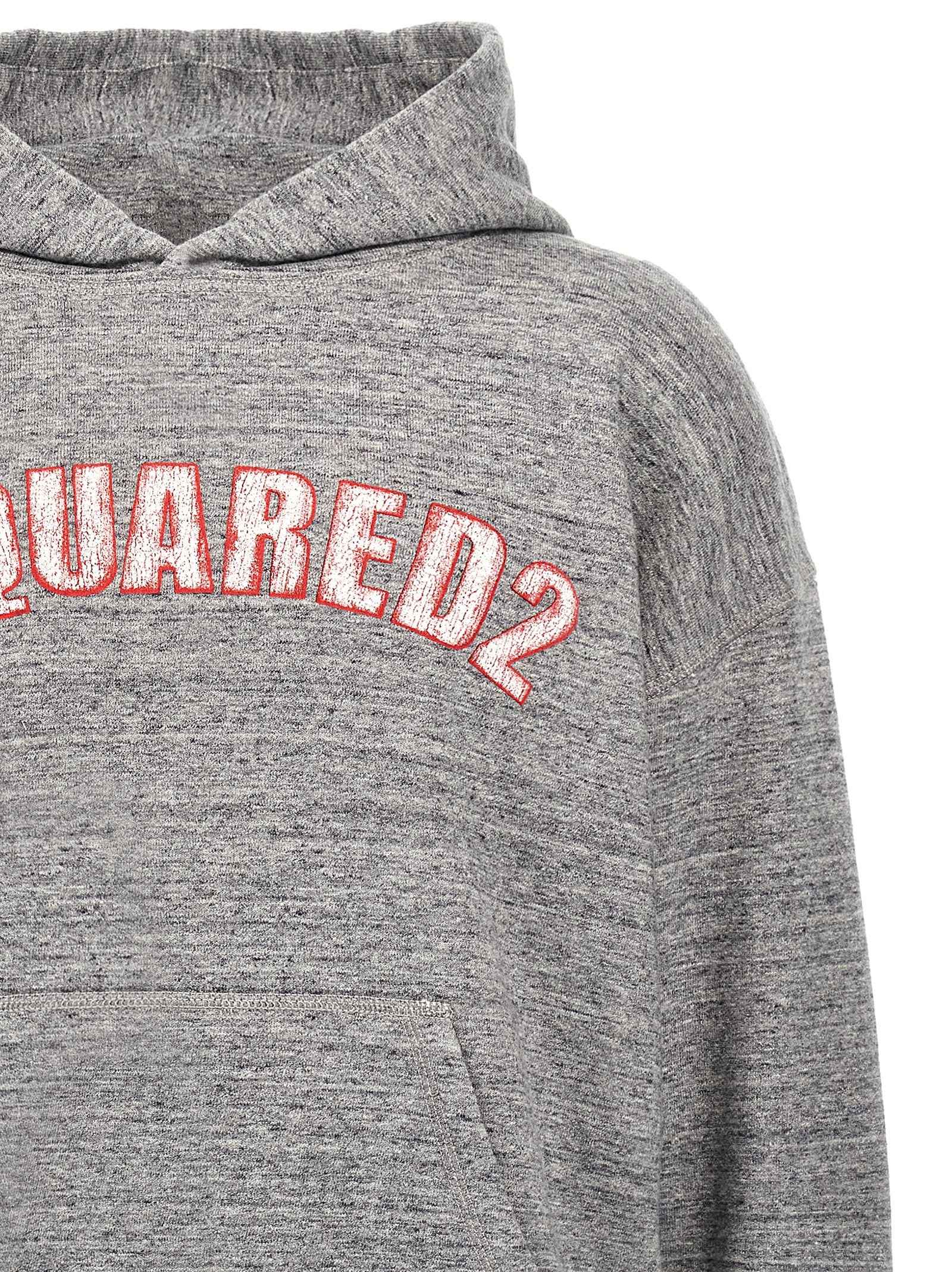 Dsquared² Gray Cotton Sweatshirt